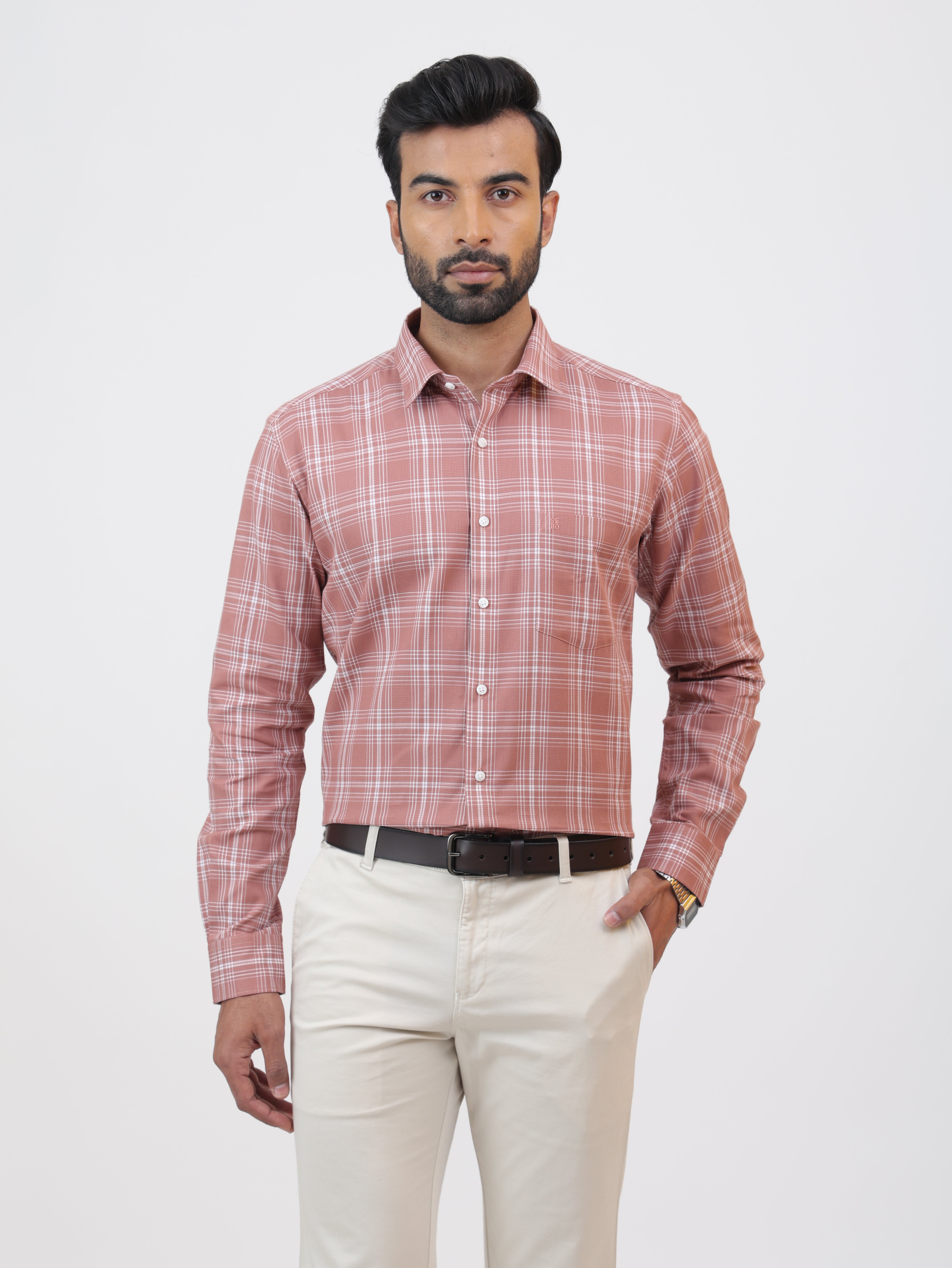 Ice Red Check Shirt