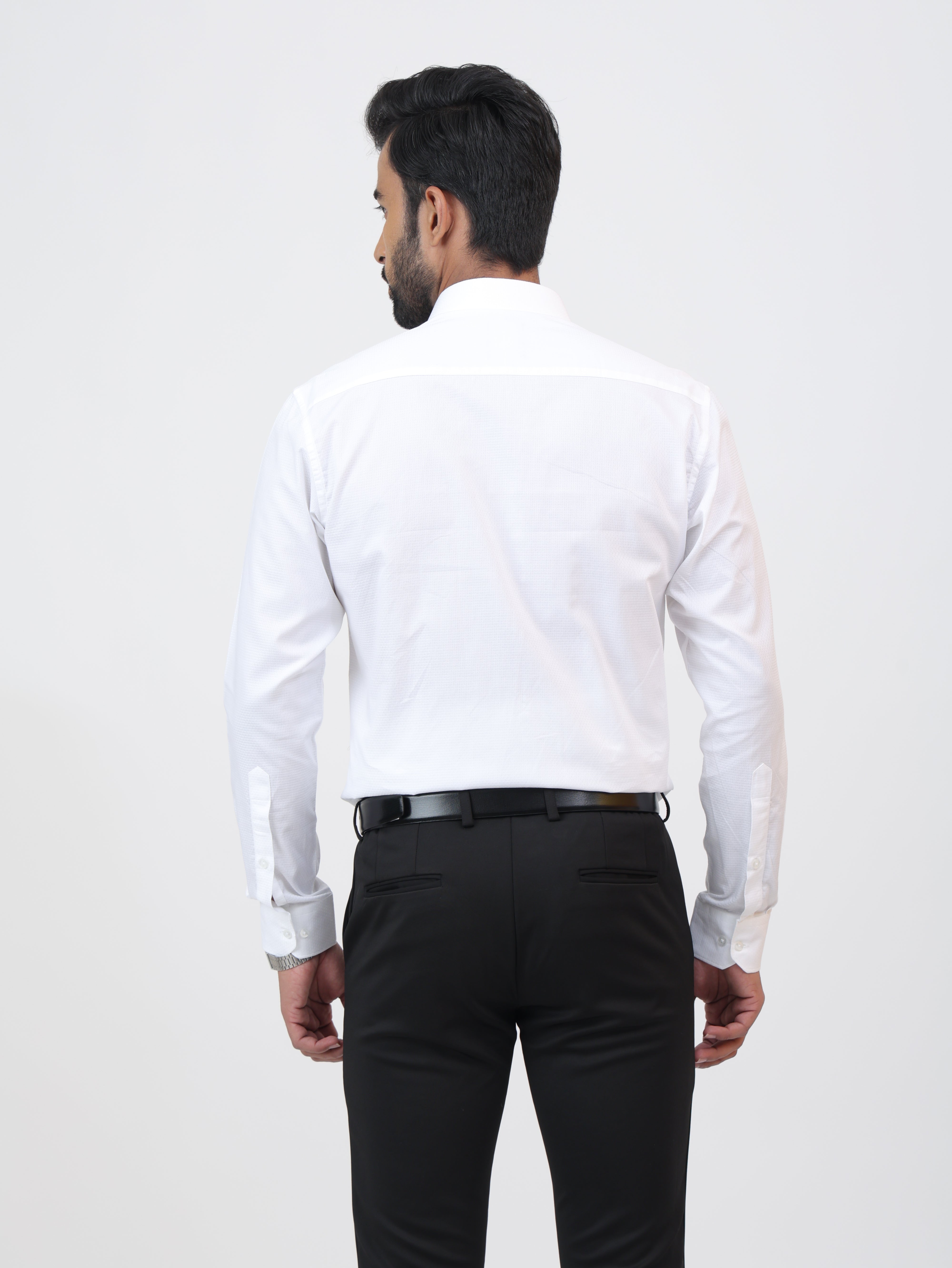 Emboss White Shirt
