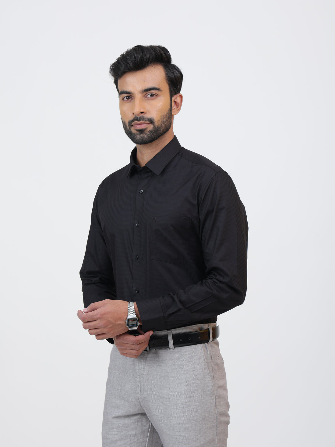 Emboss Black Shirt