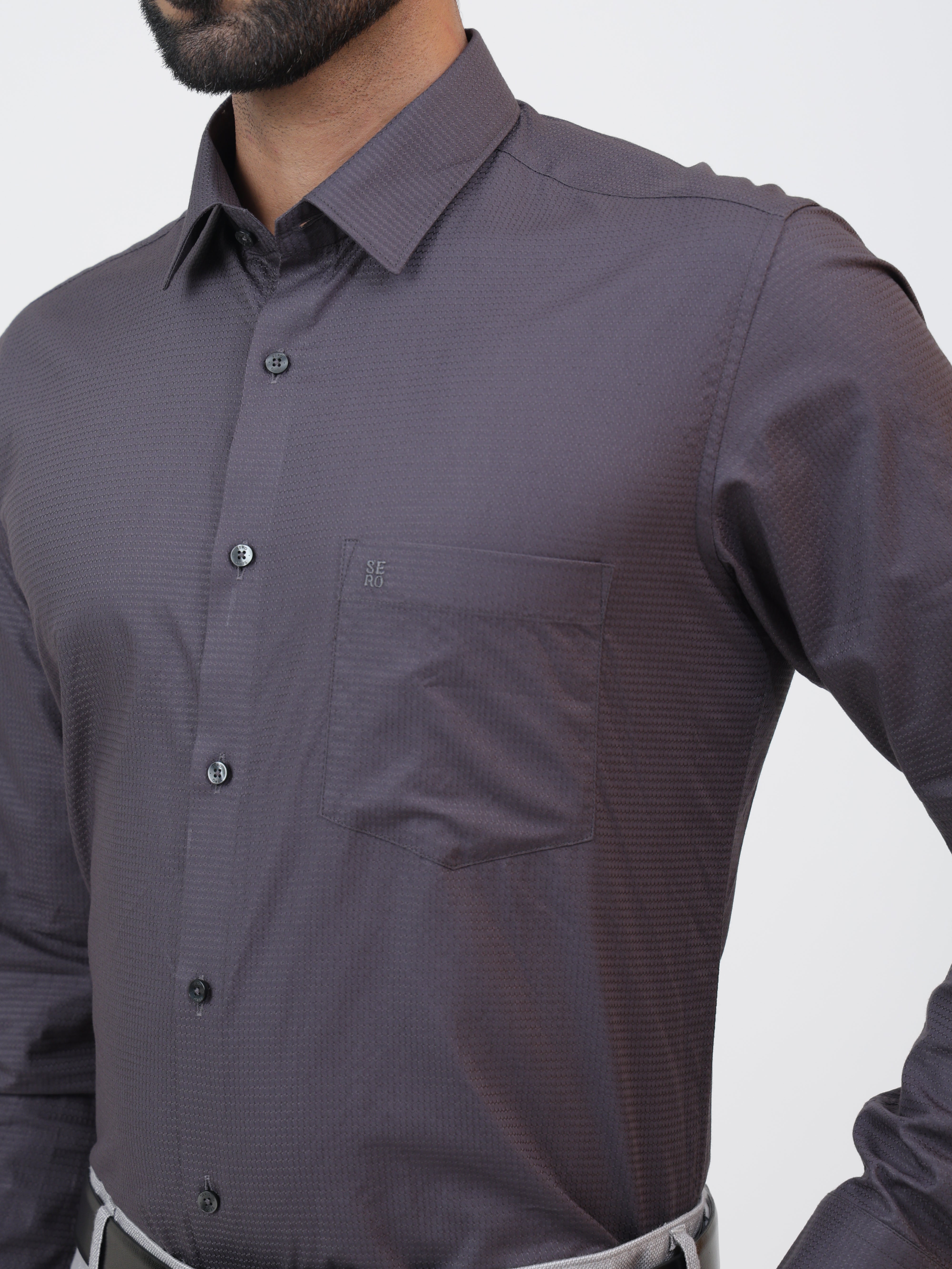 Emboss Grey Shirt