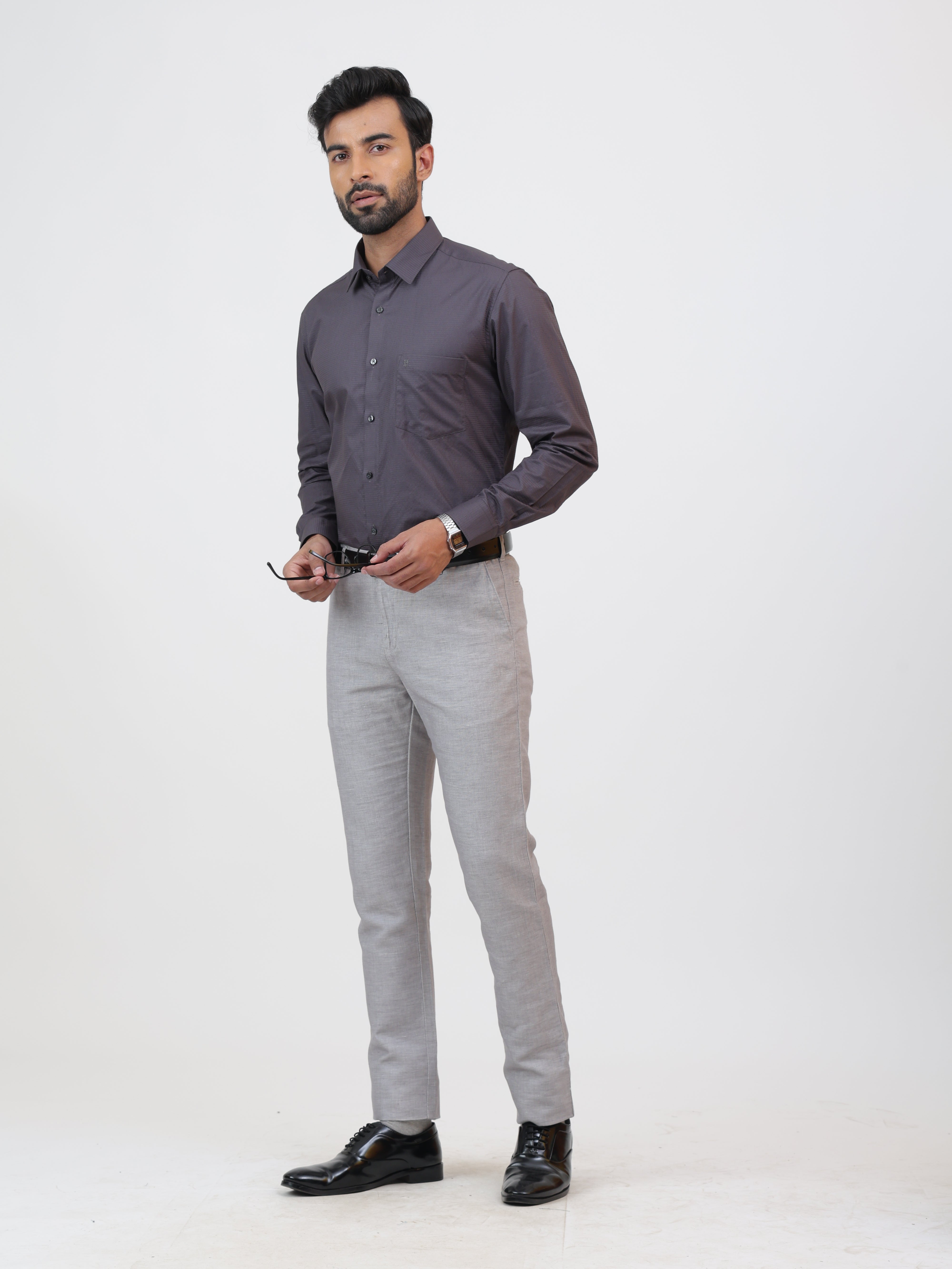 Emboss Grey Shirt