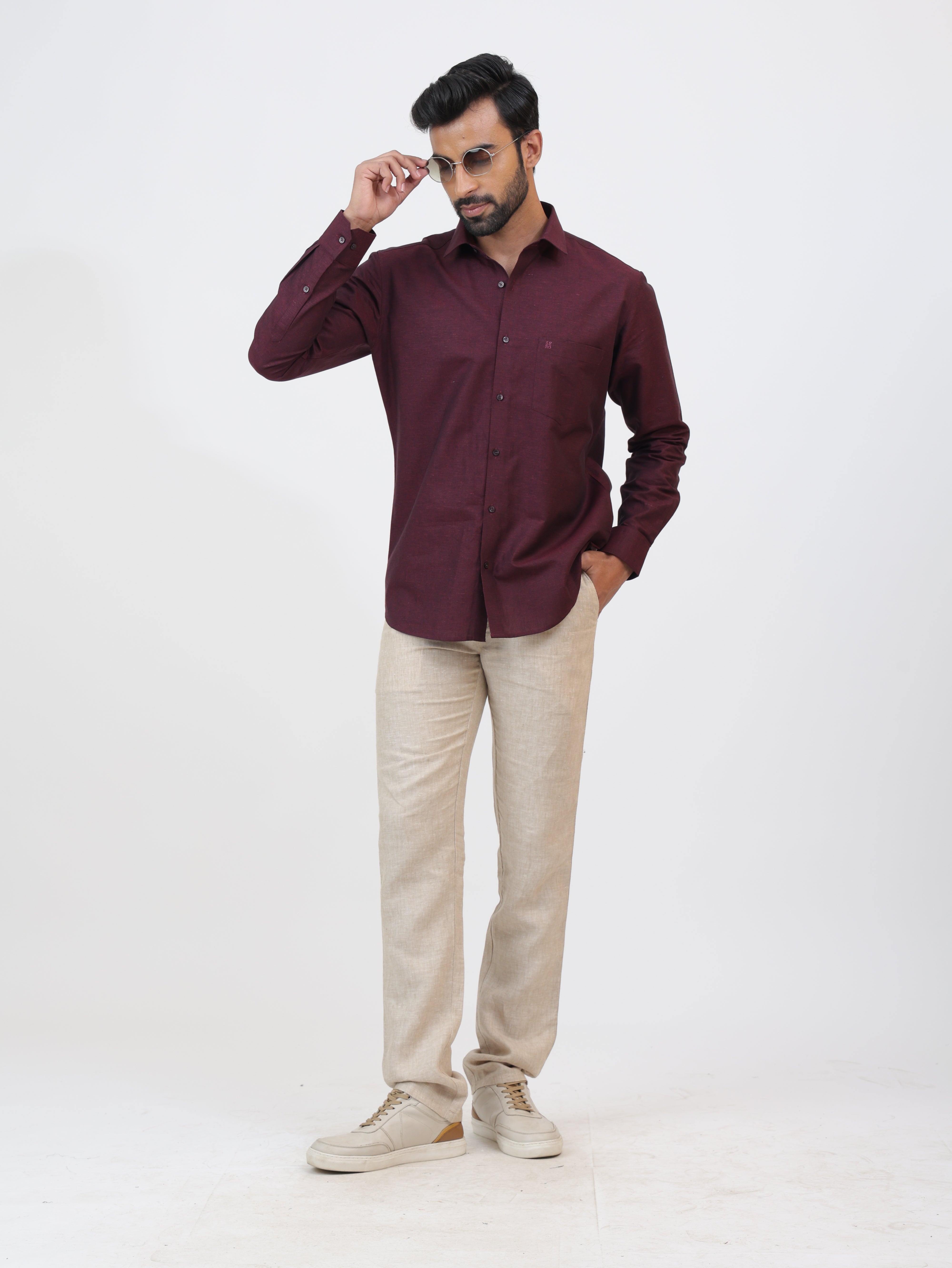 Ember Cotton Linen Shirt