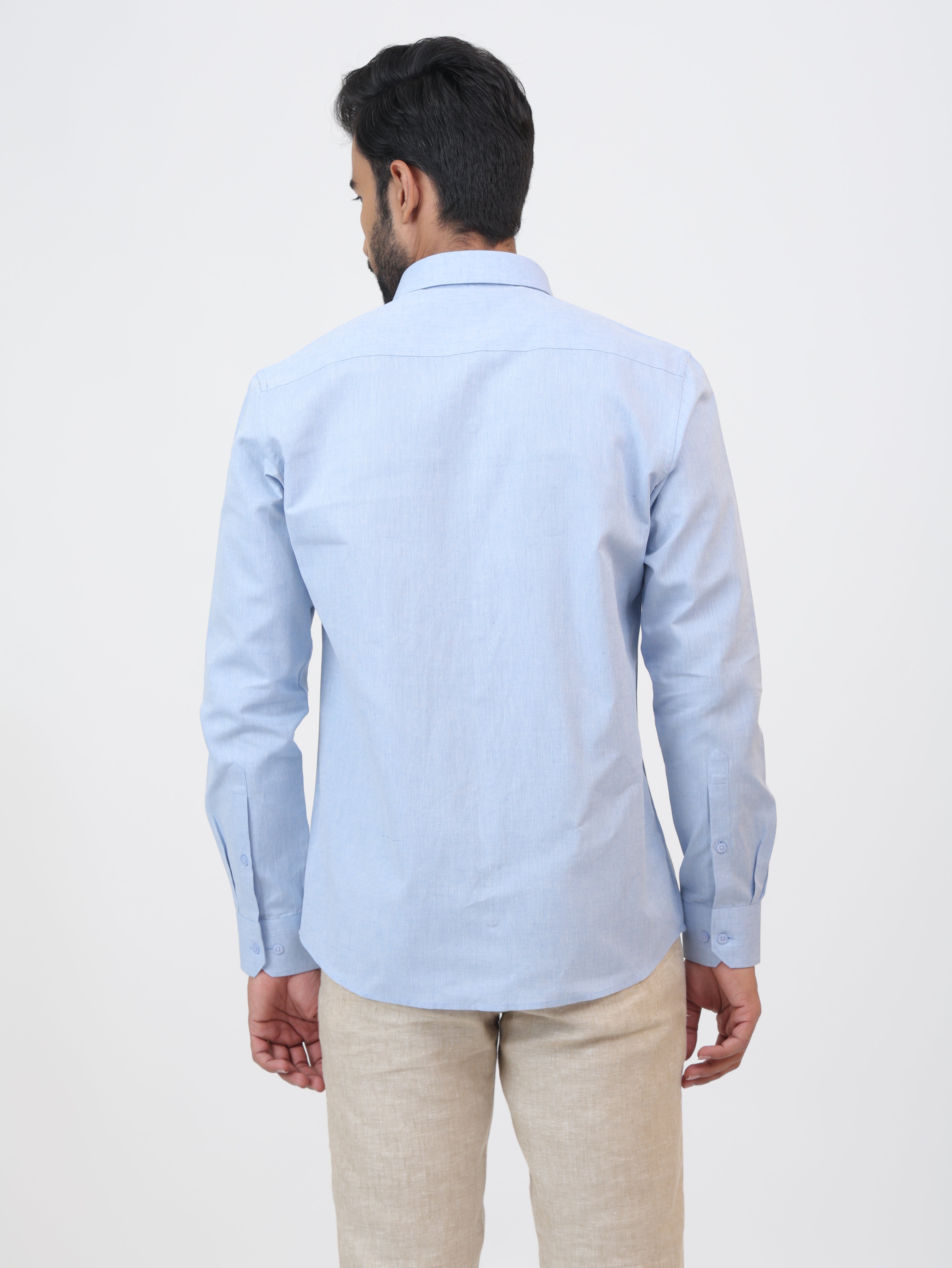 Sky Cotton Linen Shirt