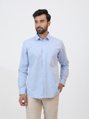 Sky Cotton Linen Shirt