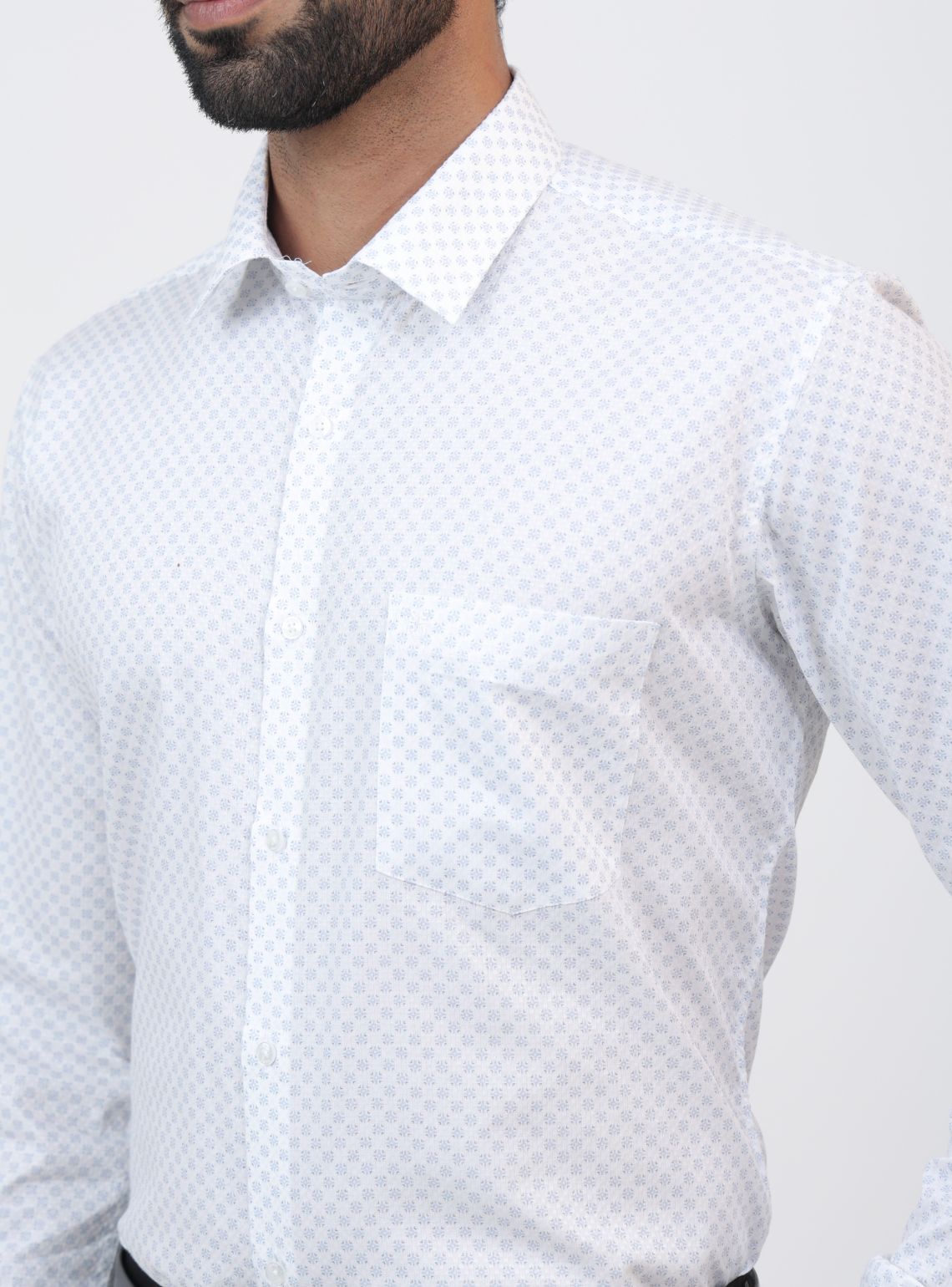 Snowflake White Shirt