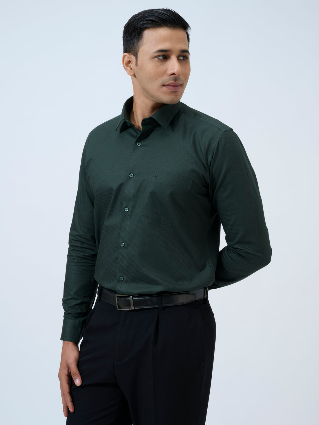 Mountain Green Dobby Shirt