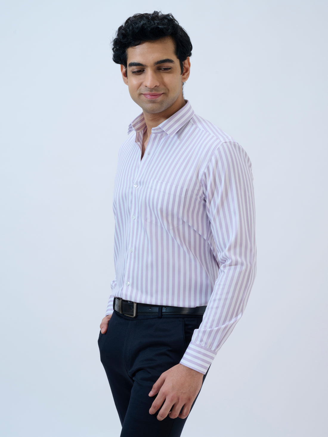 Light Lilac Stripe Shirt