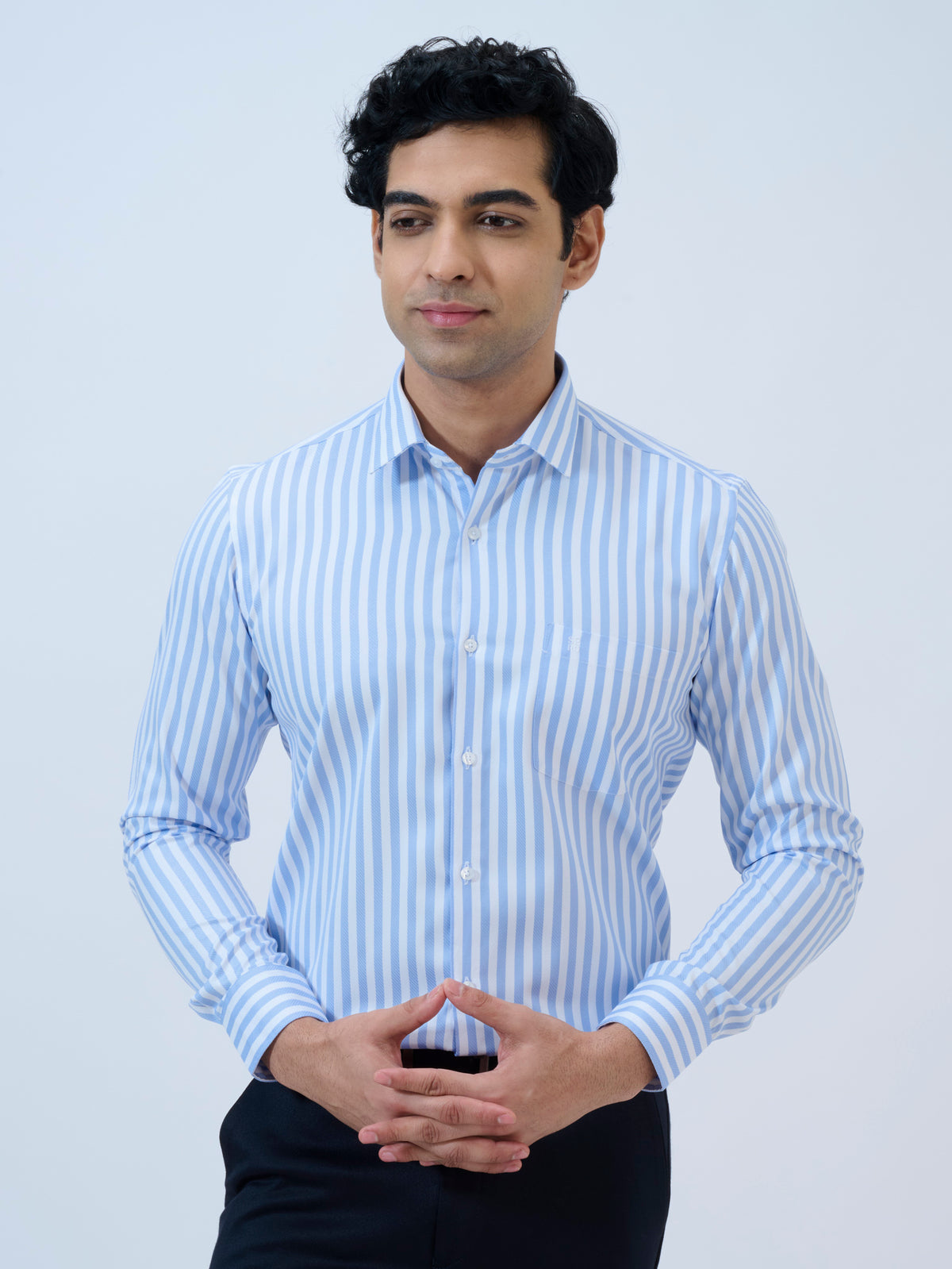 Blue Frost Stripe Shirt