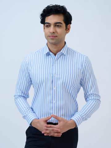 Blue Frost Stripe Shirt