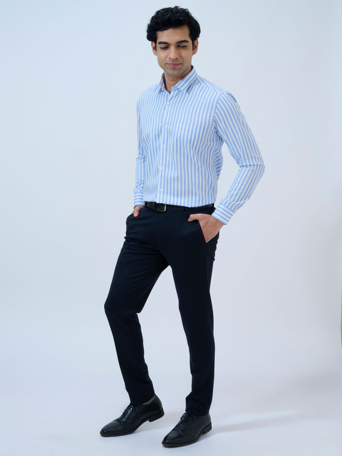 Blue Frost Stripe Shirt