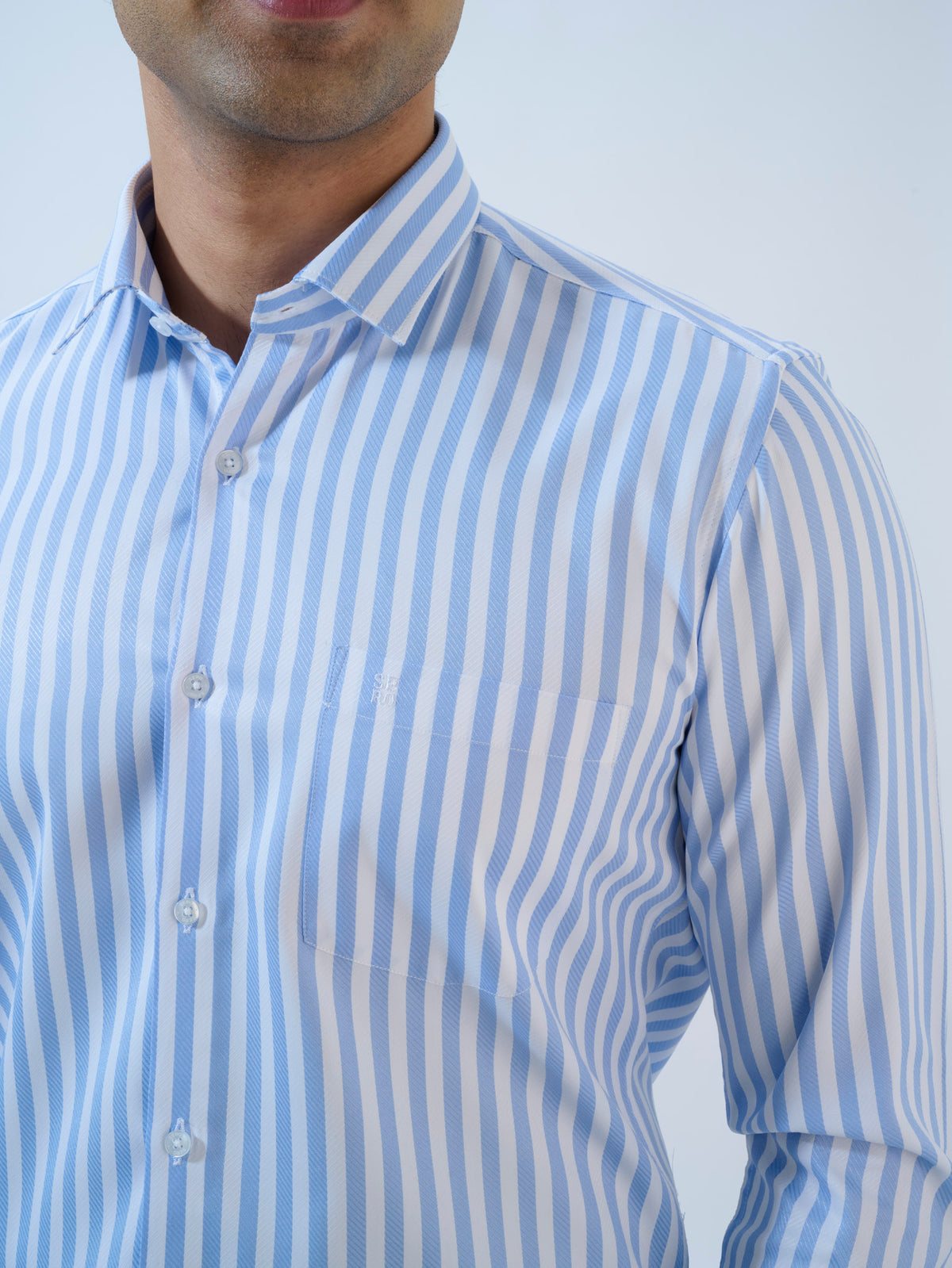 Blue Frost Stripe Shirt