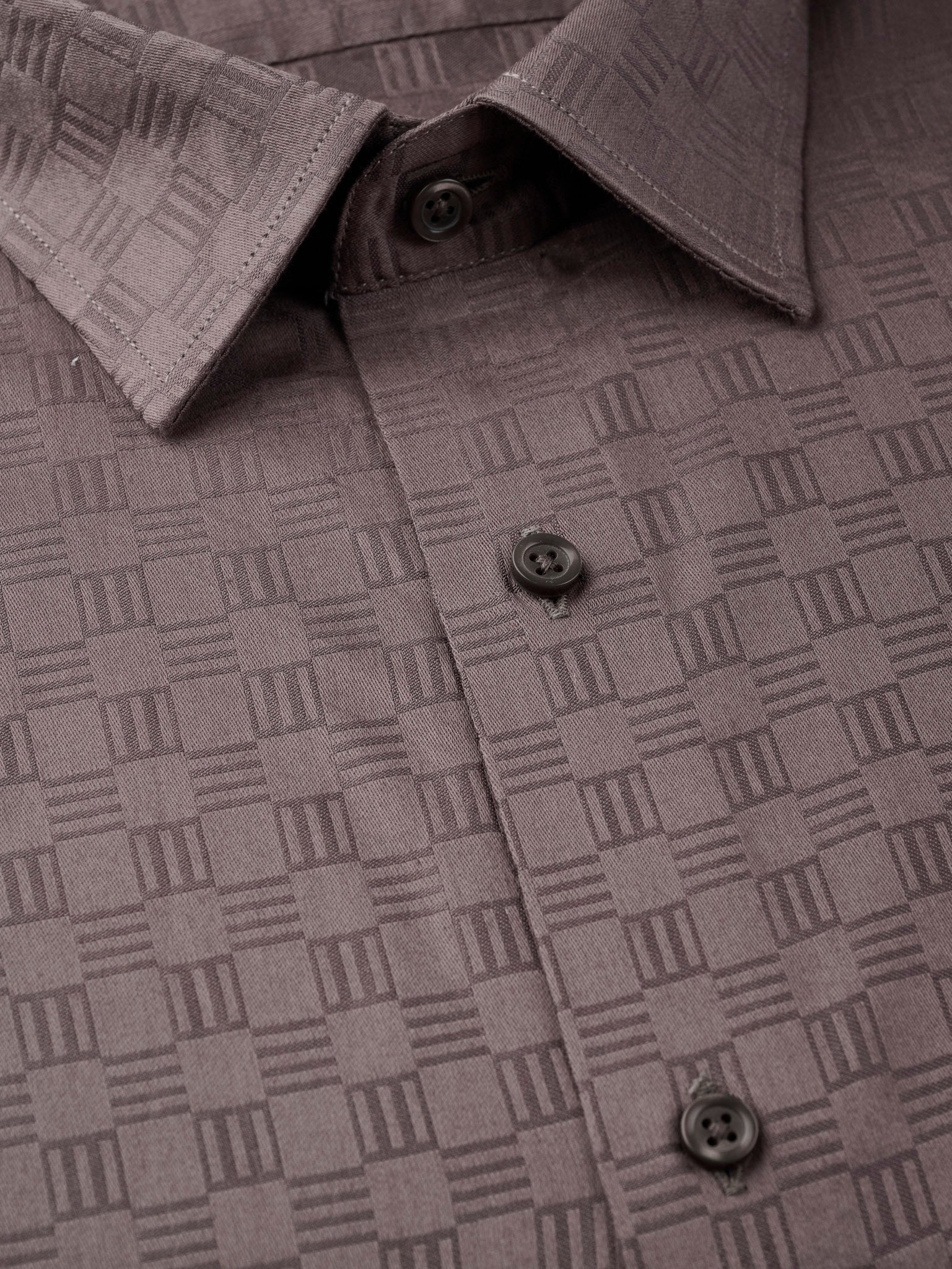 Walnut Brown Checks Shirt