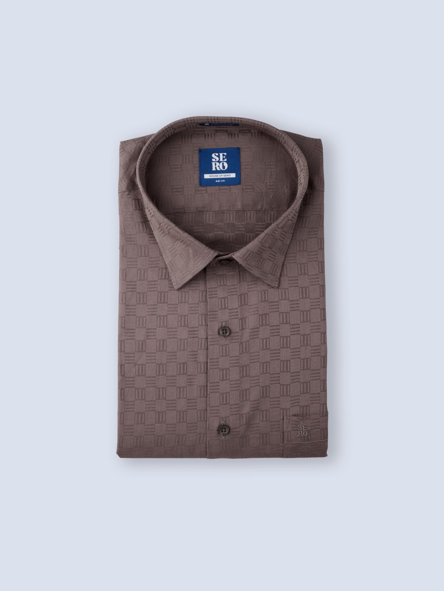 Walnut Brown Checks Shirt