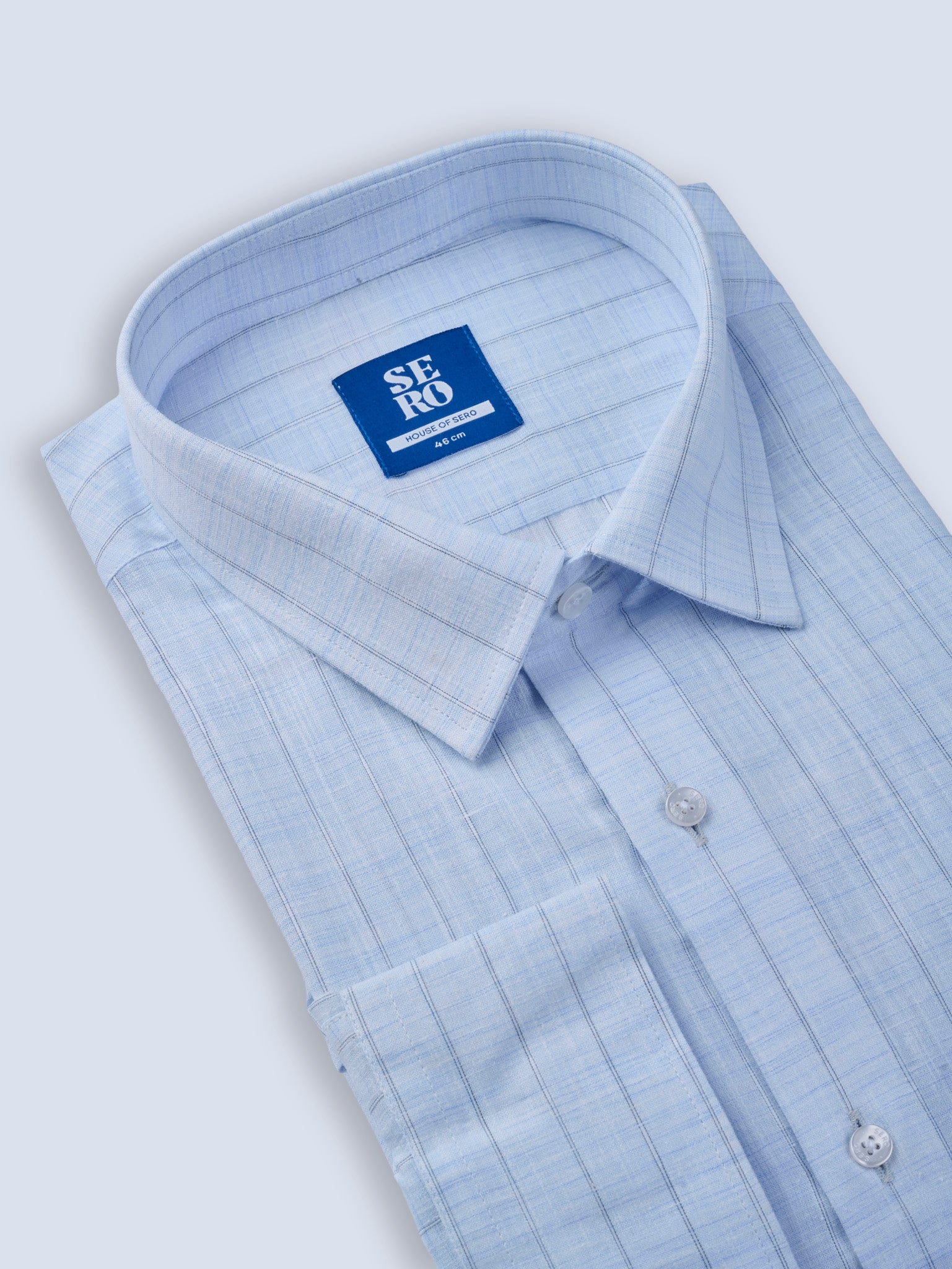 Cloud Blue Stripe Shirt