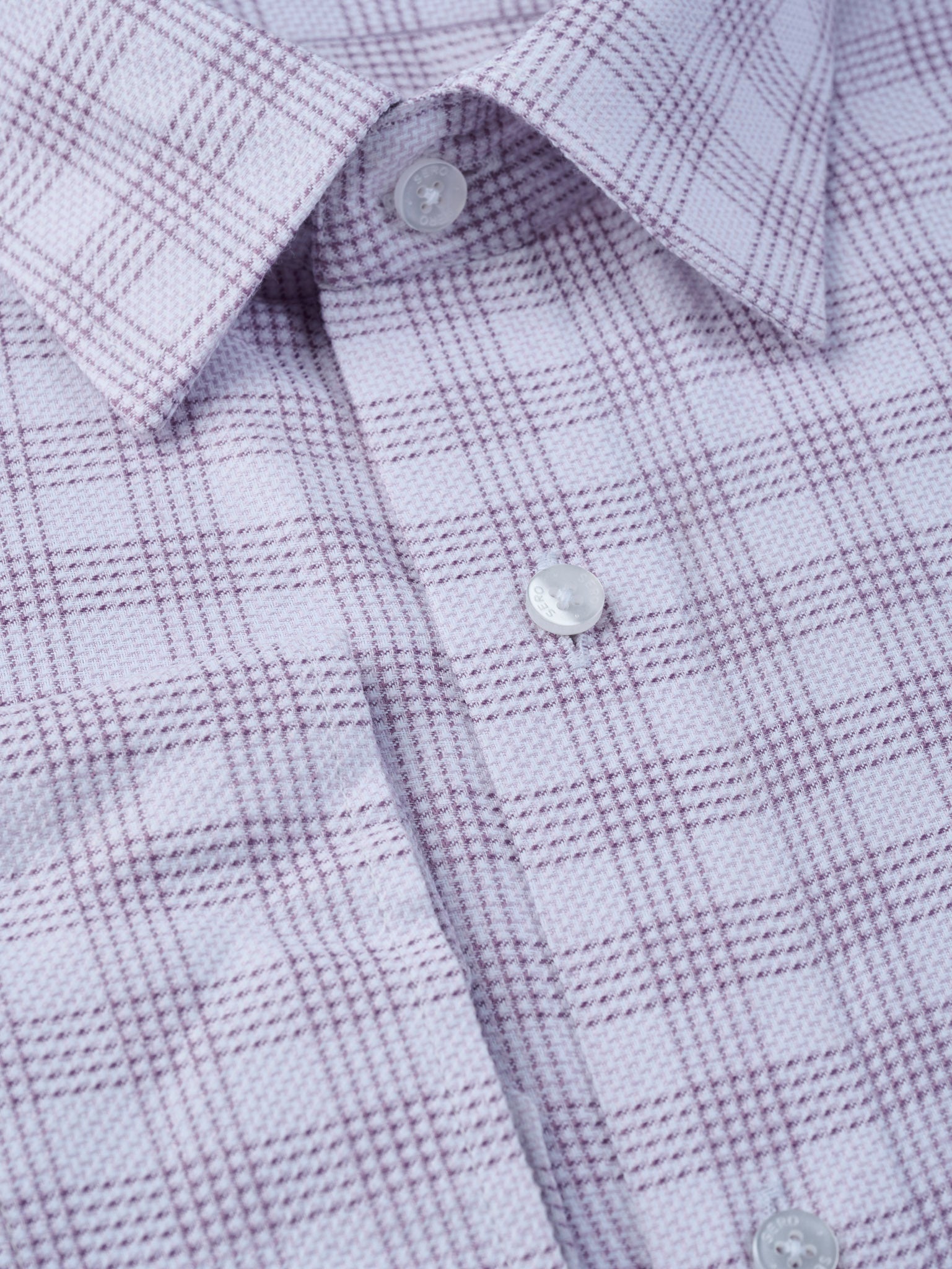 Lavender Blush Plaid Shirt