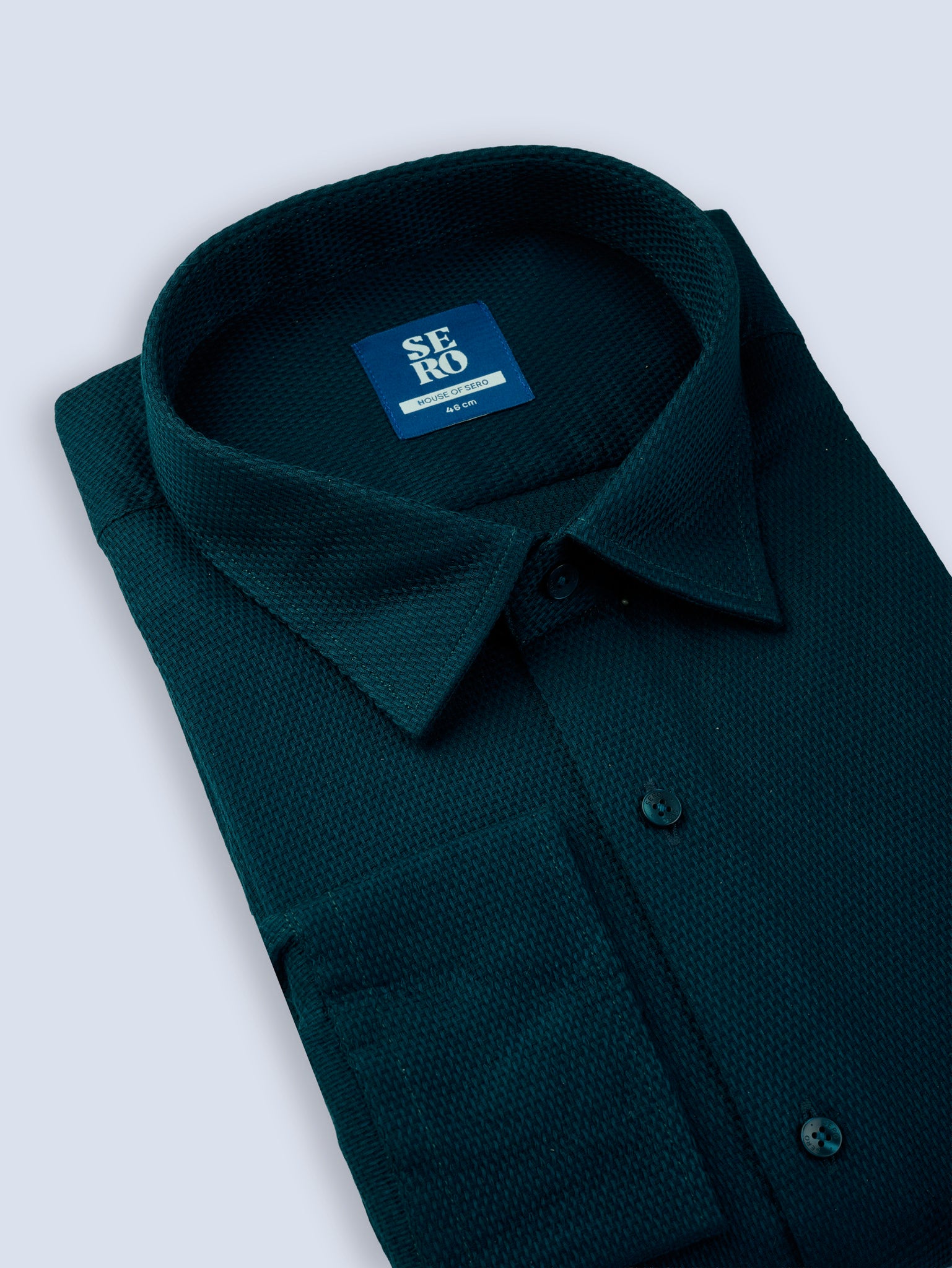 Night Teal Dobby Shirt