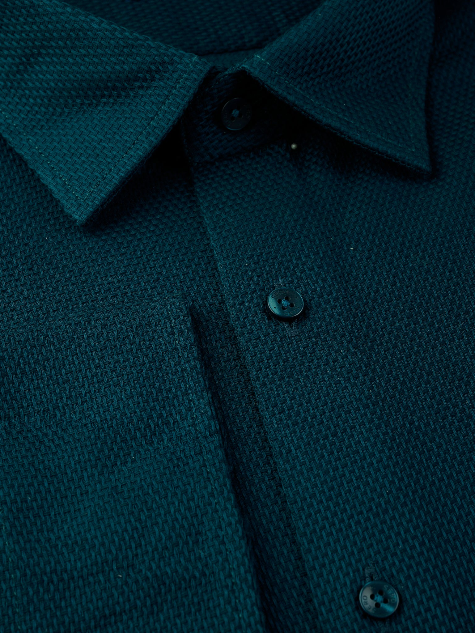 Night Teal Dobby Shirt