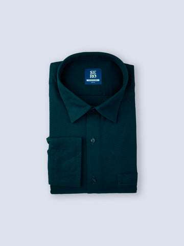 Night Teal Dobby Shirt