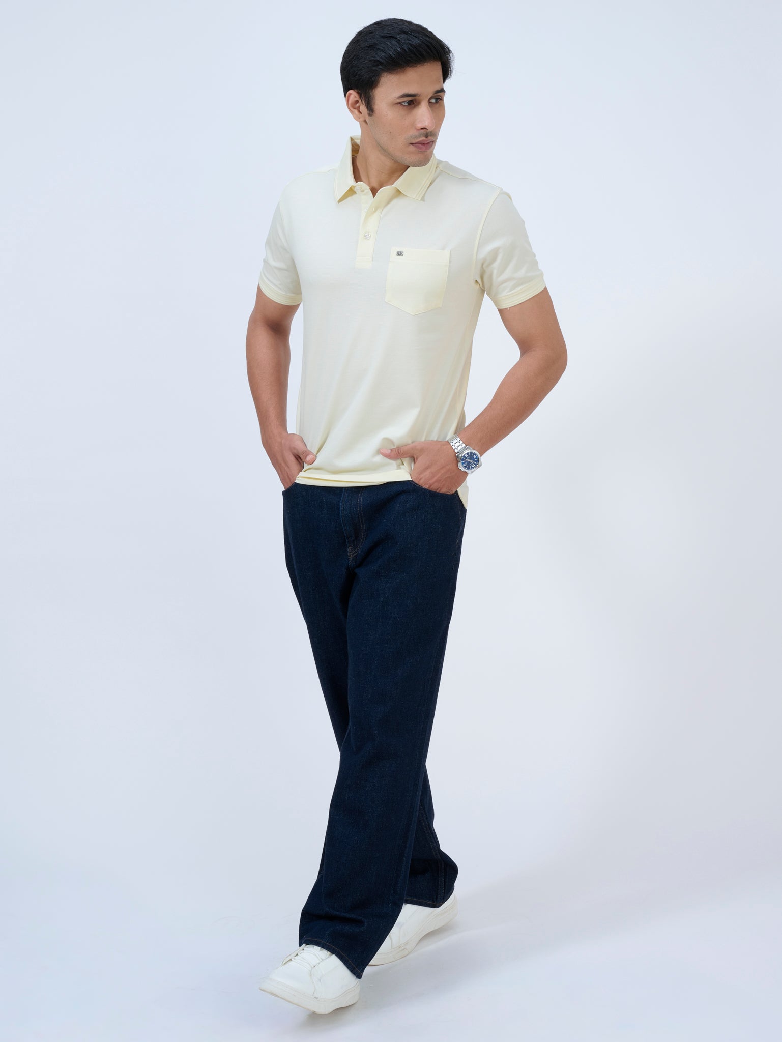 Butter Yellow Polo T-Shirt