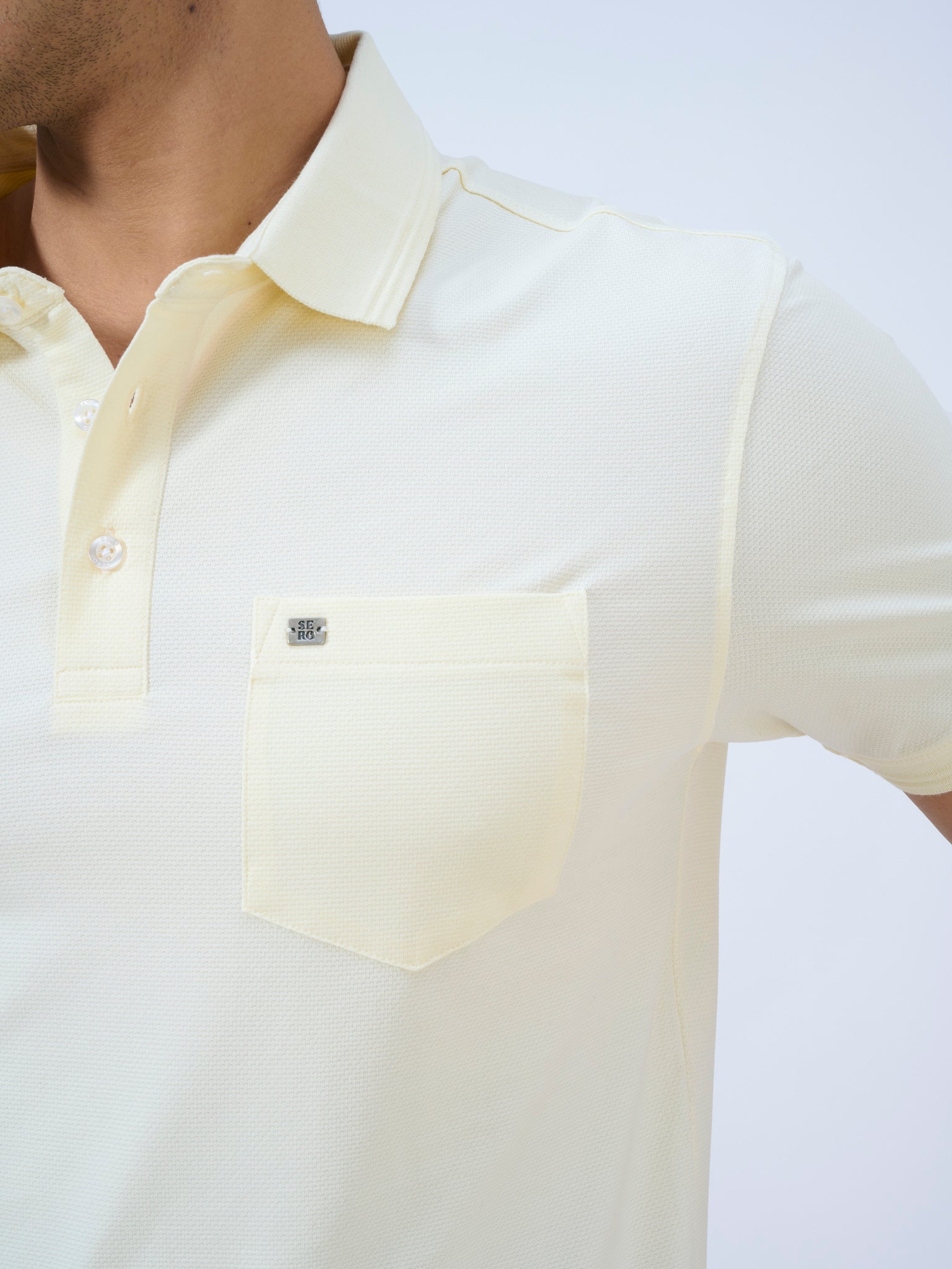 Butter Yellow Polo T-Shirt