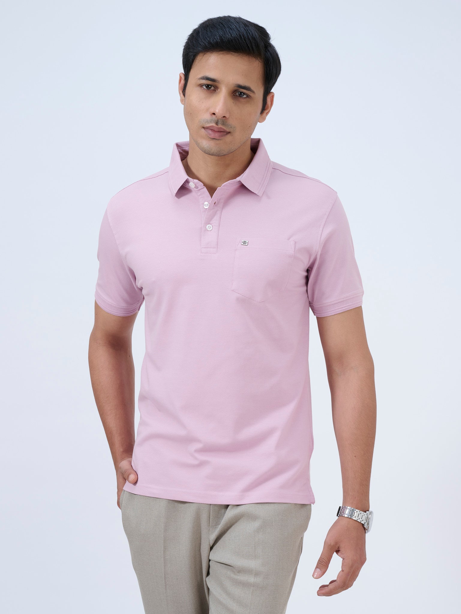 Crystal Pink Polo T-Shirt