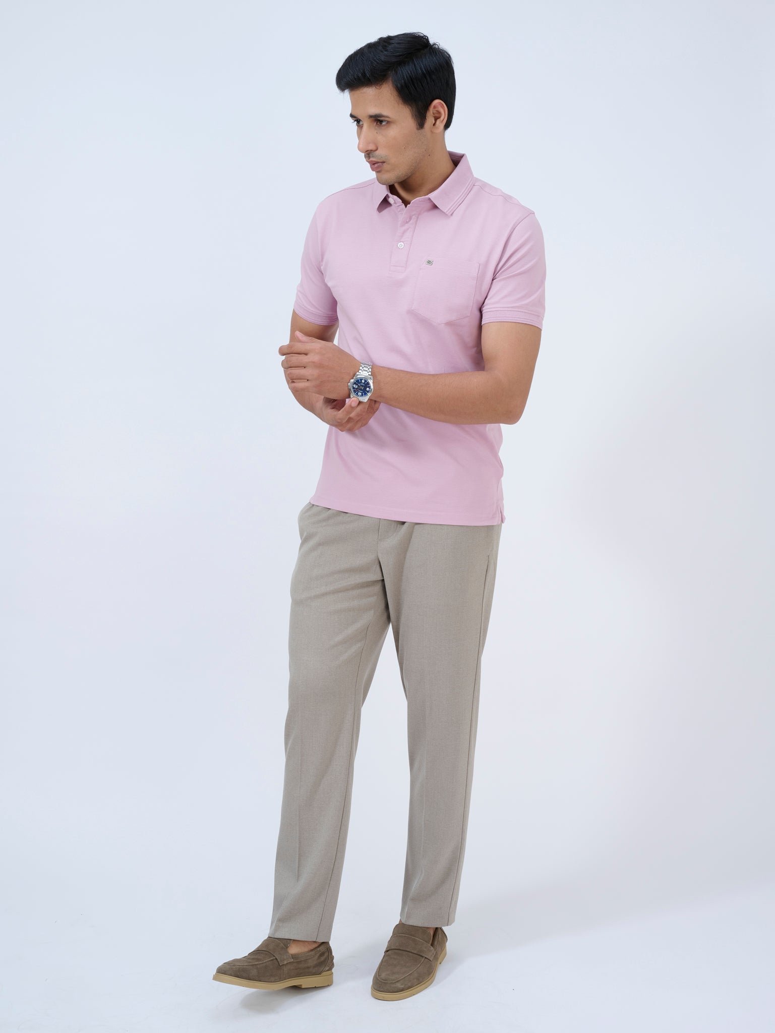 Crystal Pink Polo T-Shirt
