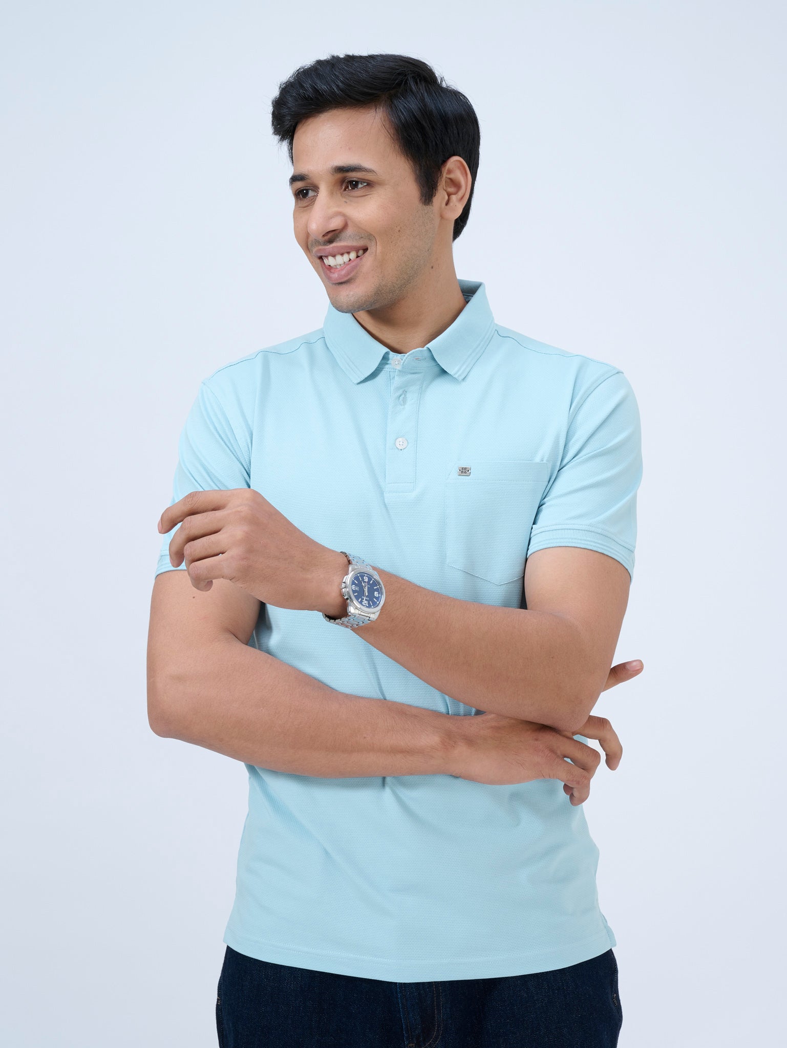 Skylight Blue Polo T-Shirt