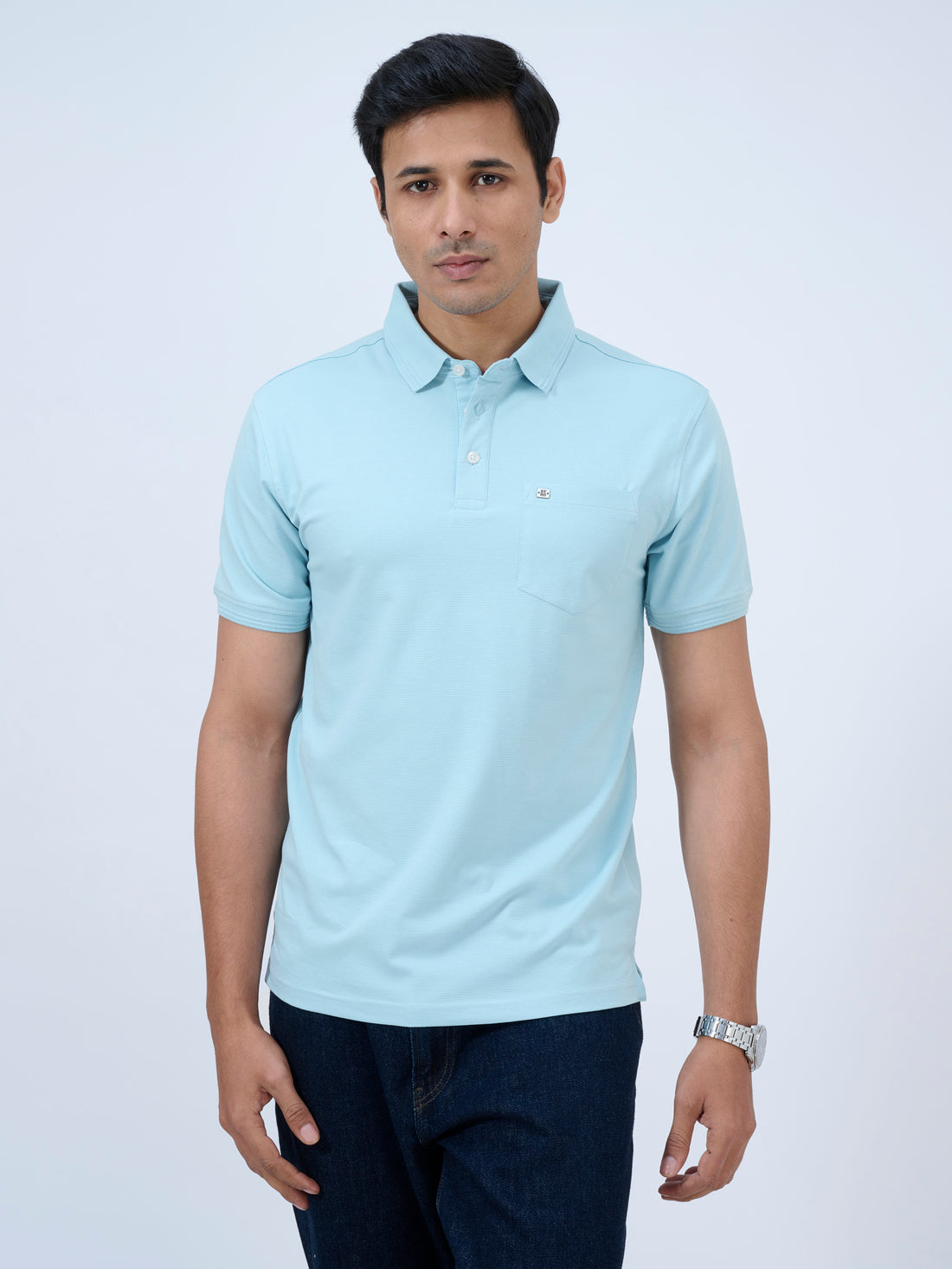 Skylight Blue Polo T-Shirt