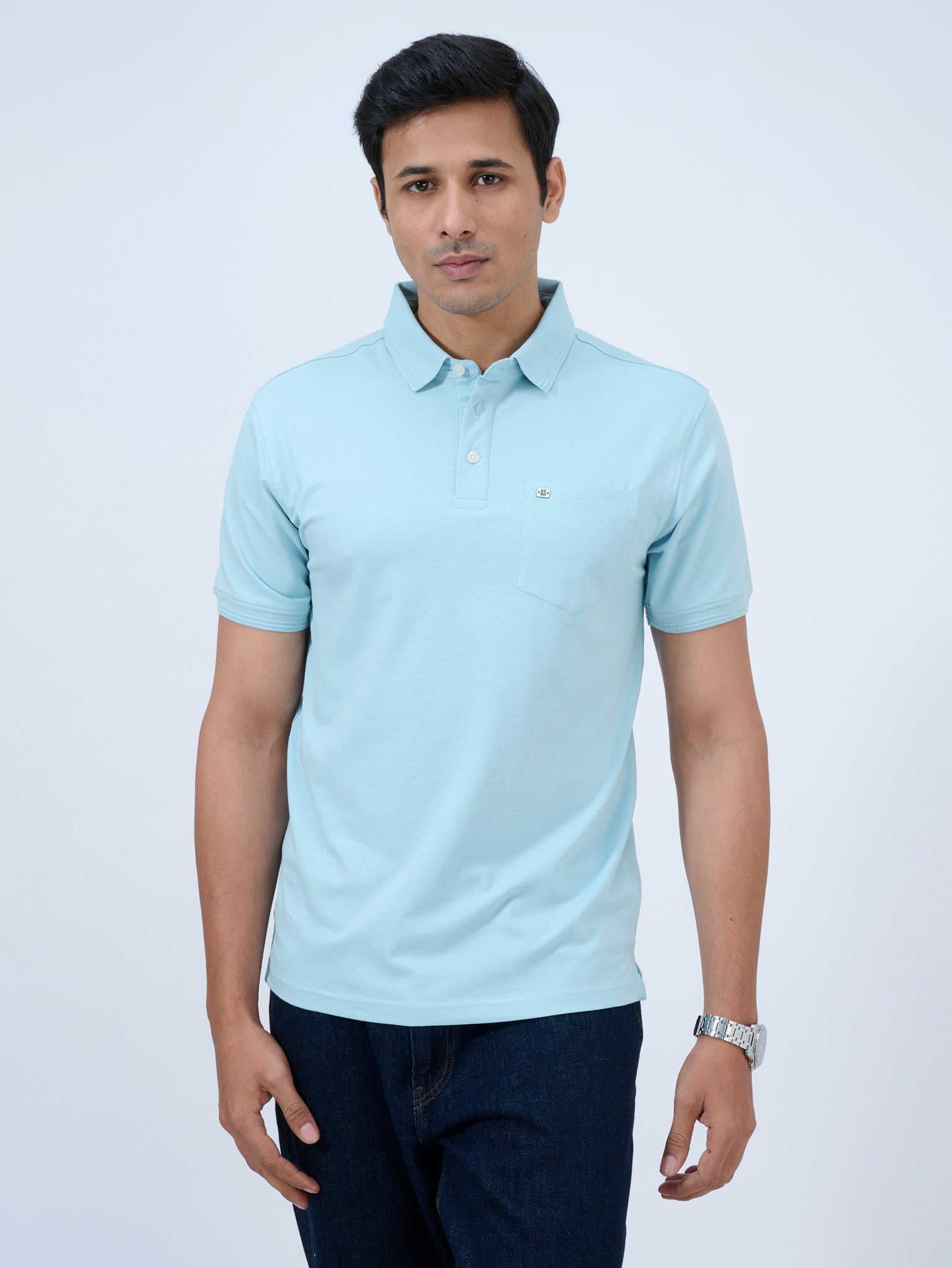 Skylight Blue Polo T-Shirt