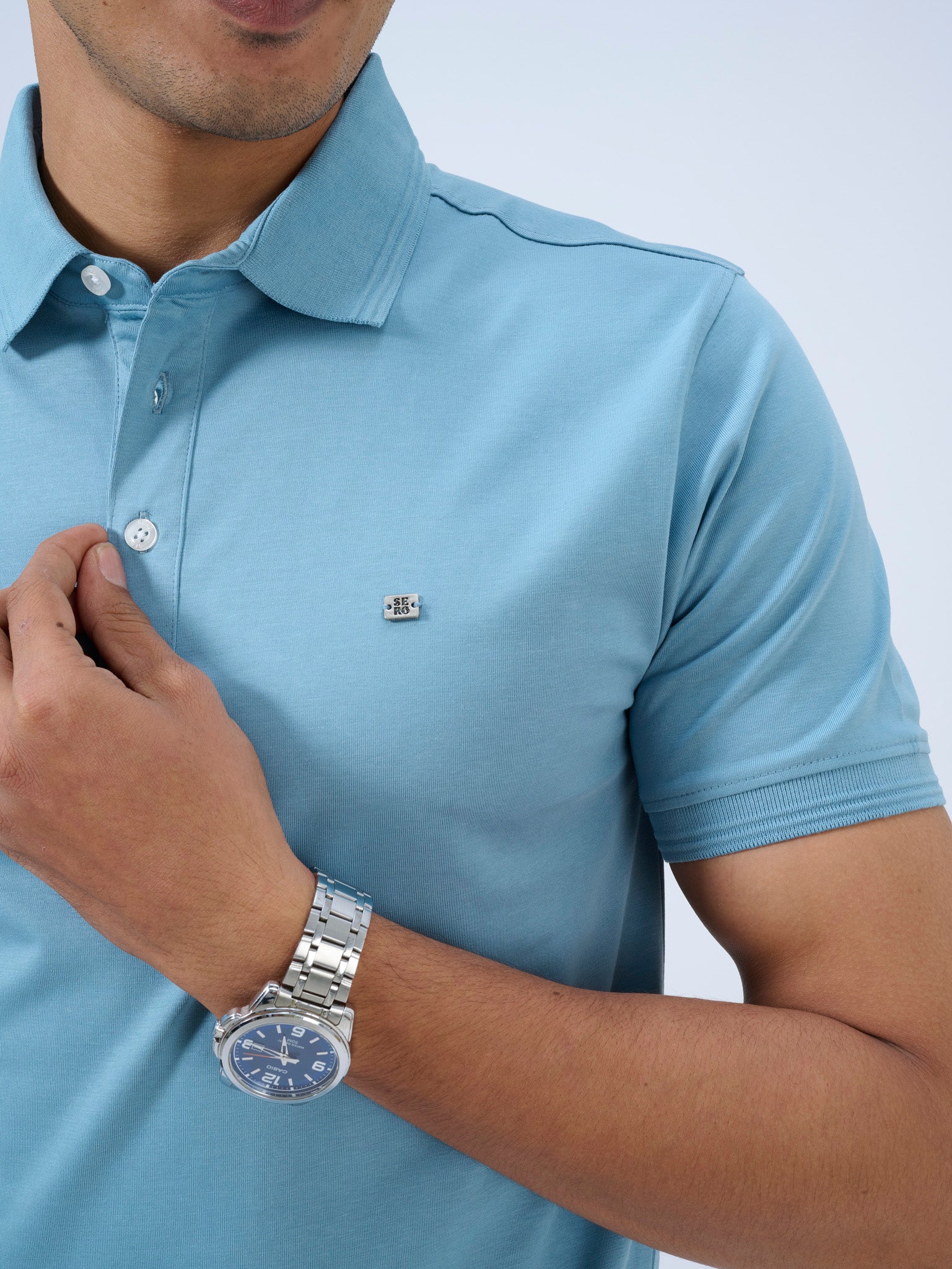 Cerulean Polo T-Shirt