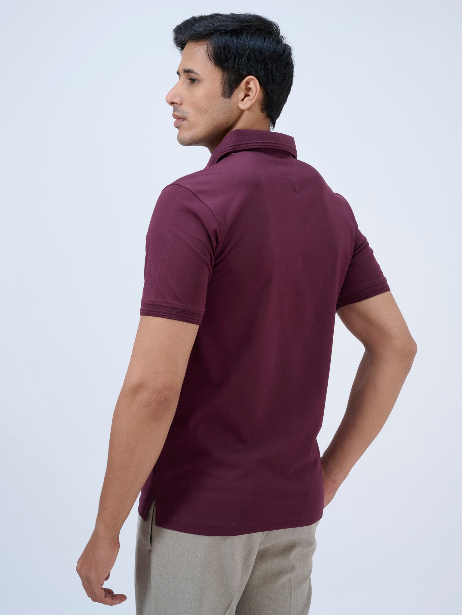 Deep Wine Polo T-Shirt