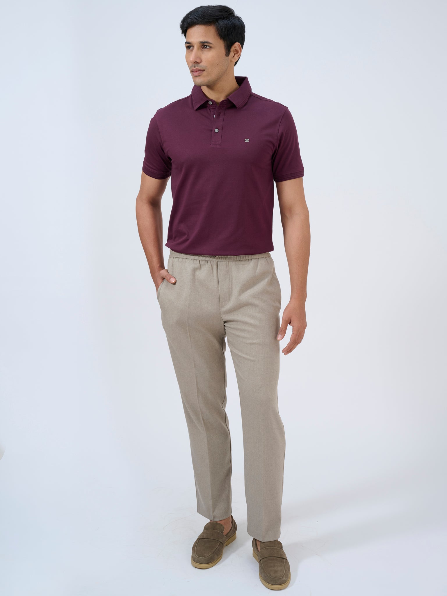 Deep Wine Polo T-Shirt