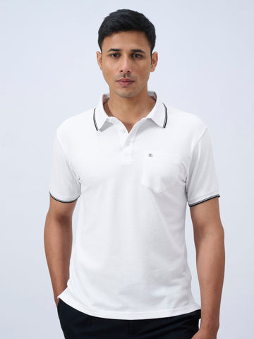 Canvas White Polo