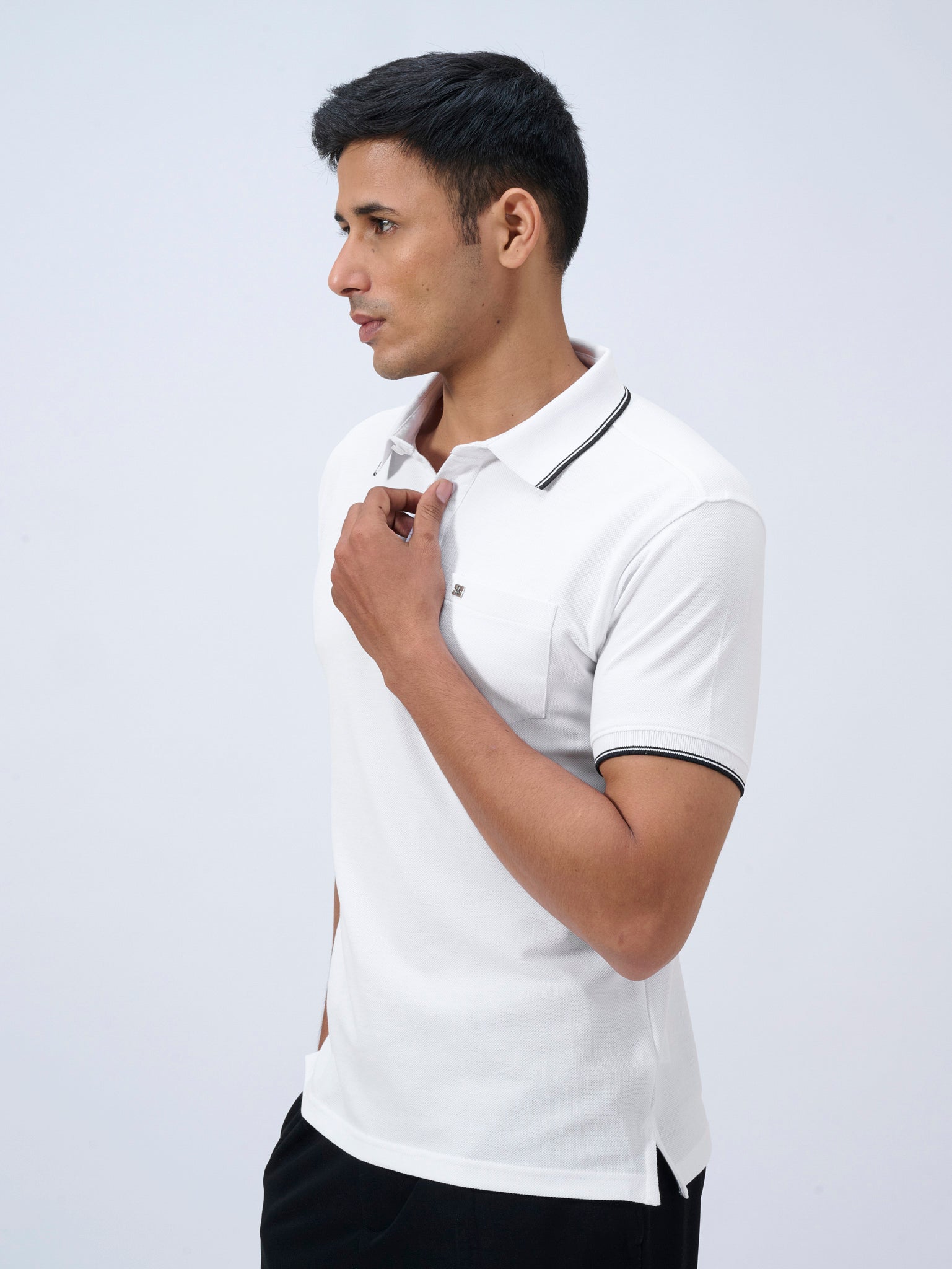 Canvas White Polo