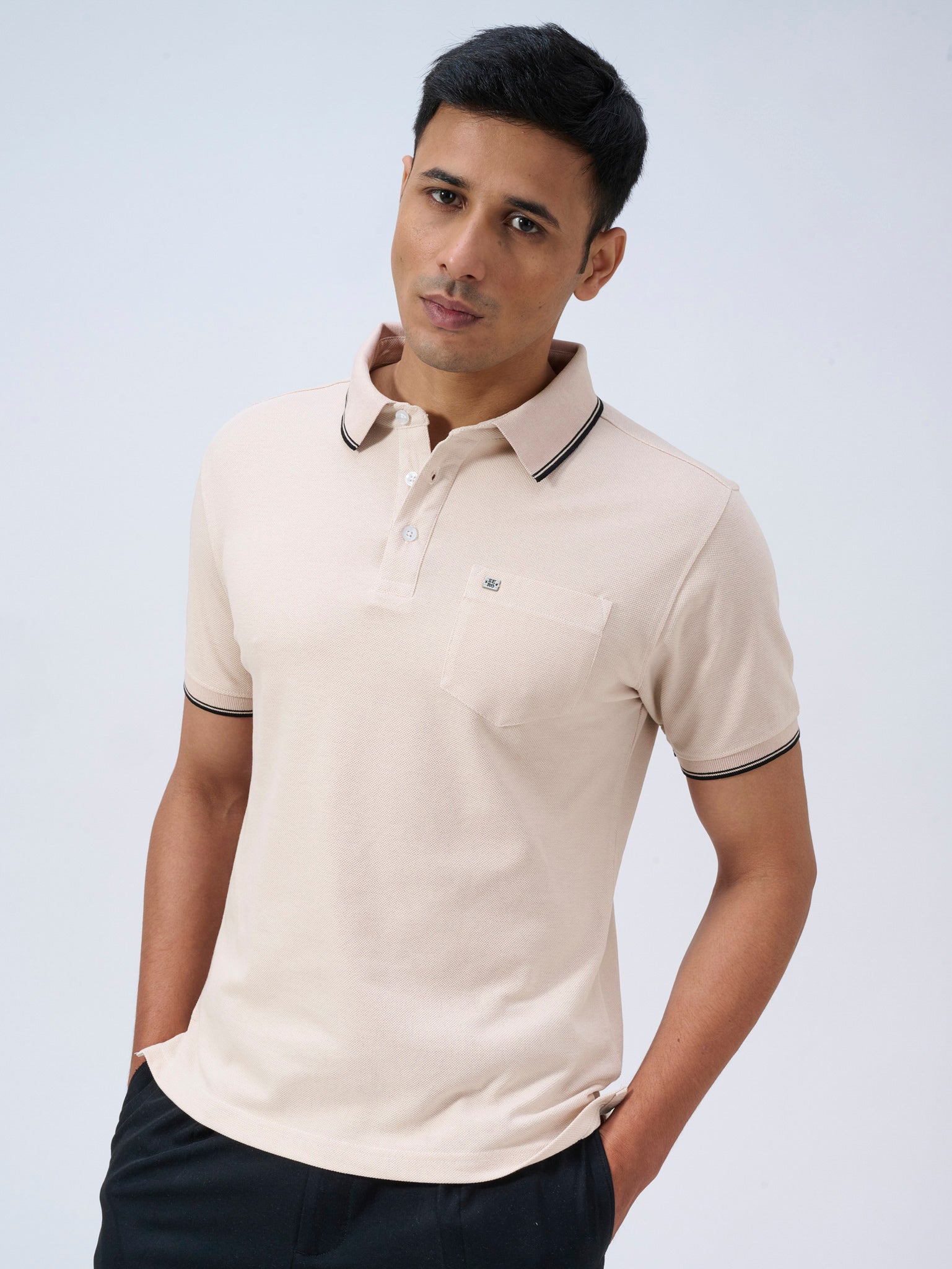 Soft Peach Polo
