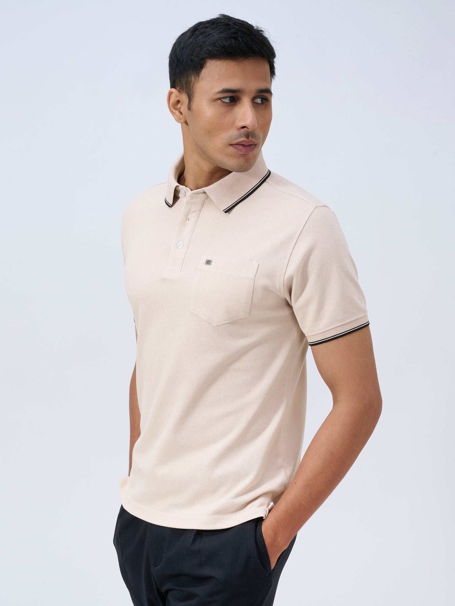 Soft Peach Polo