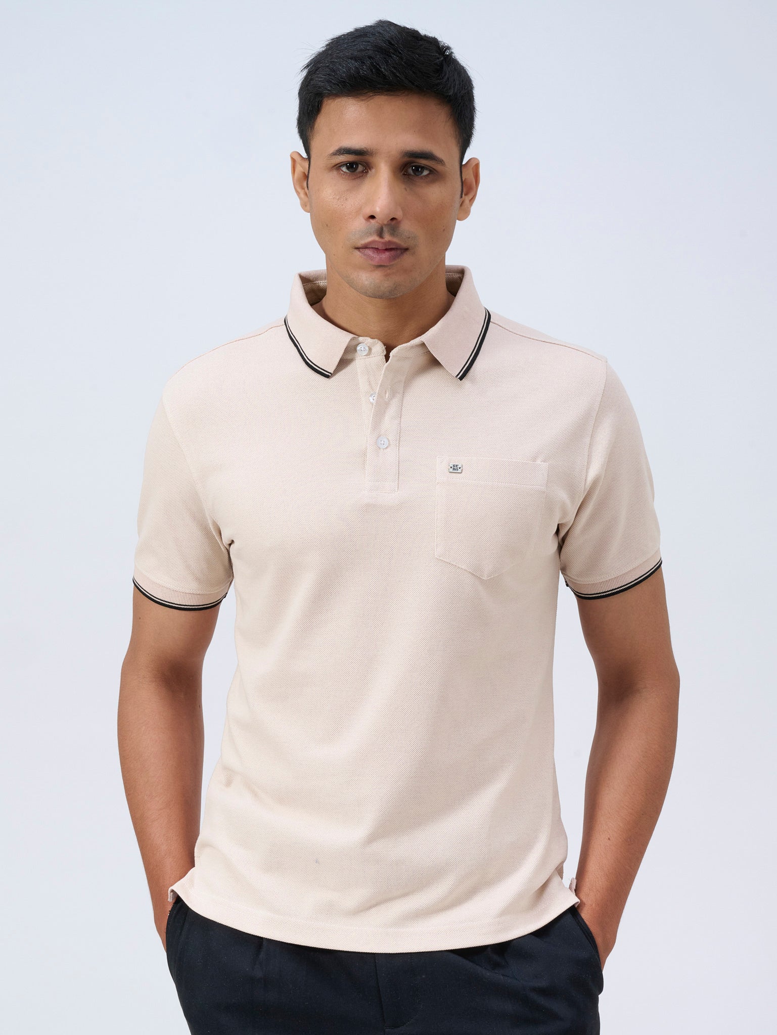 Soft Peach Polo
