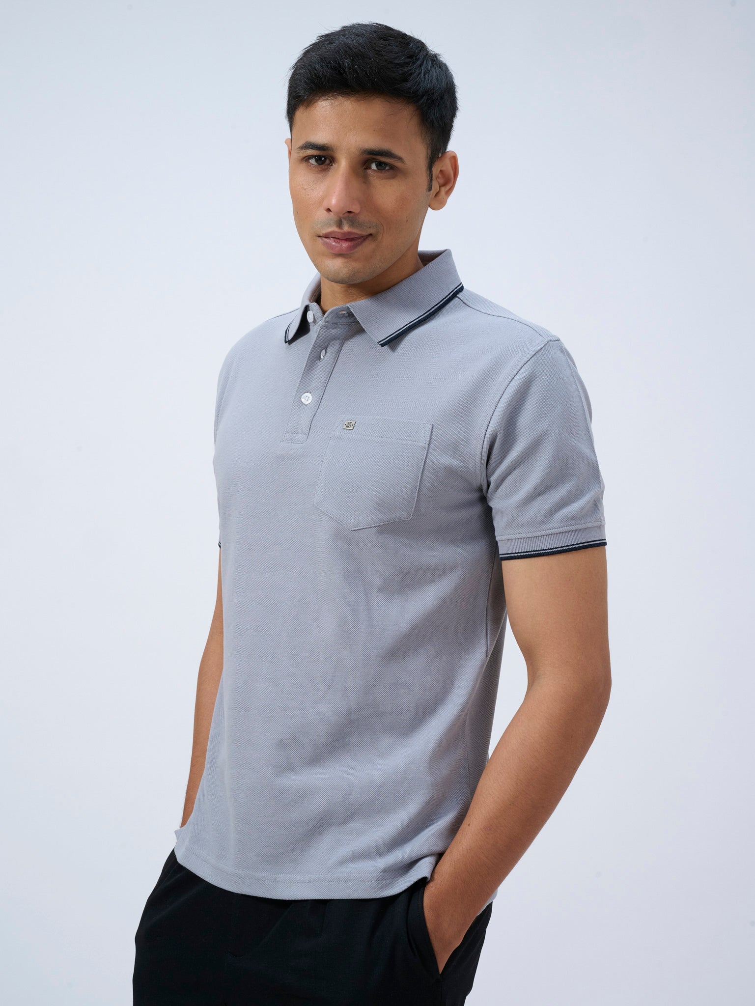 Silver Grey Polo