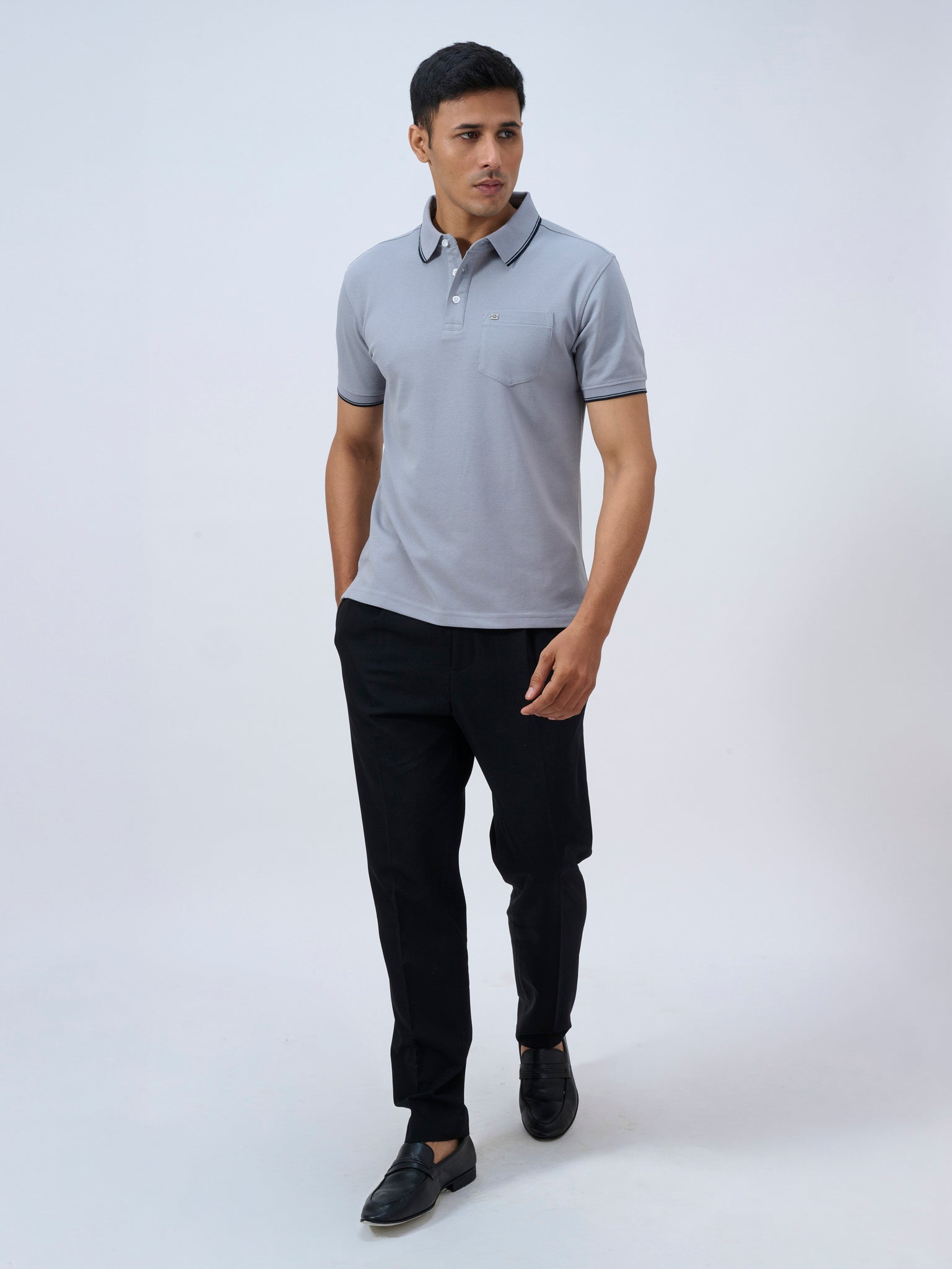 Silver Grey Polo