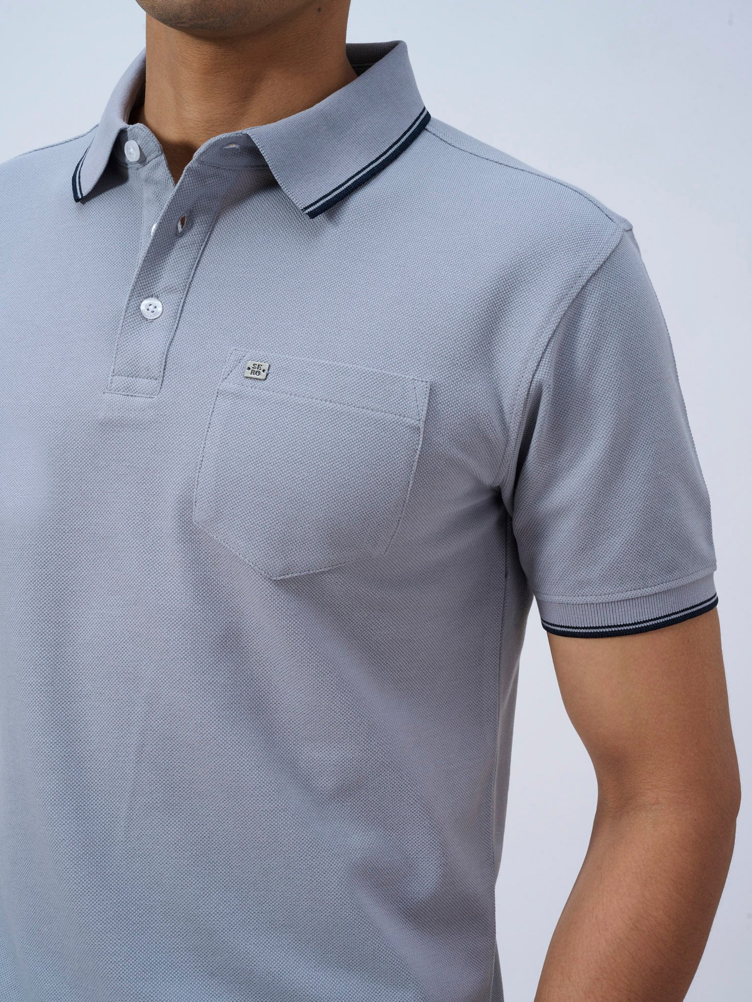 Silver Grey Polo