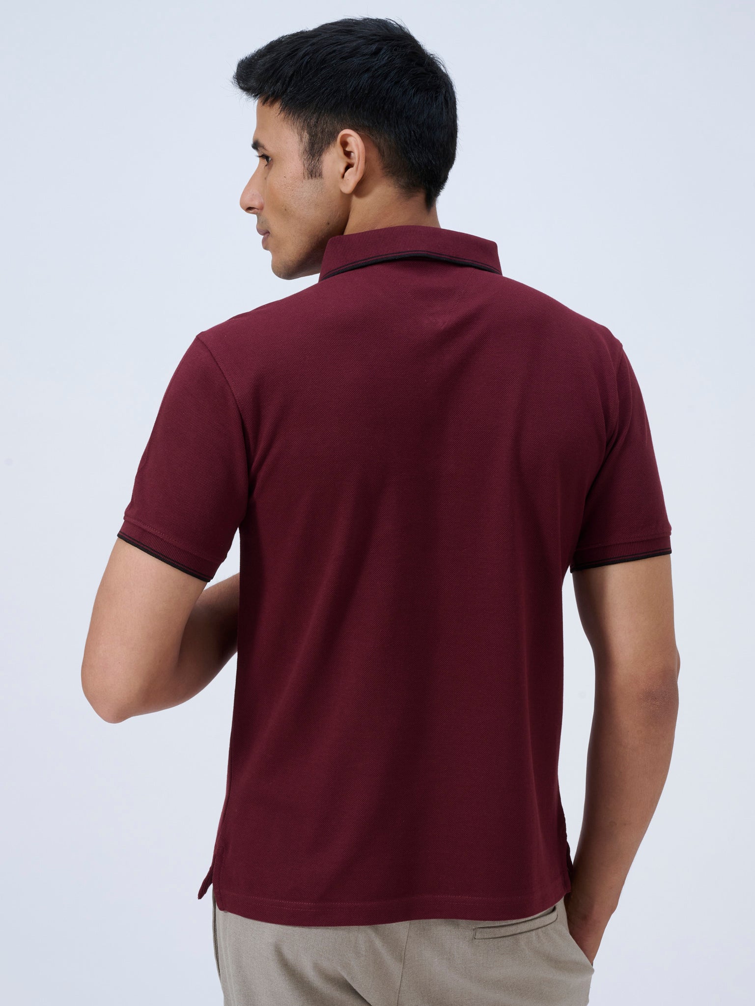 Deep Burgundy Polo