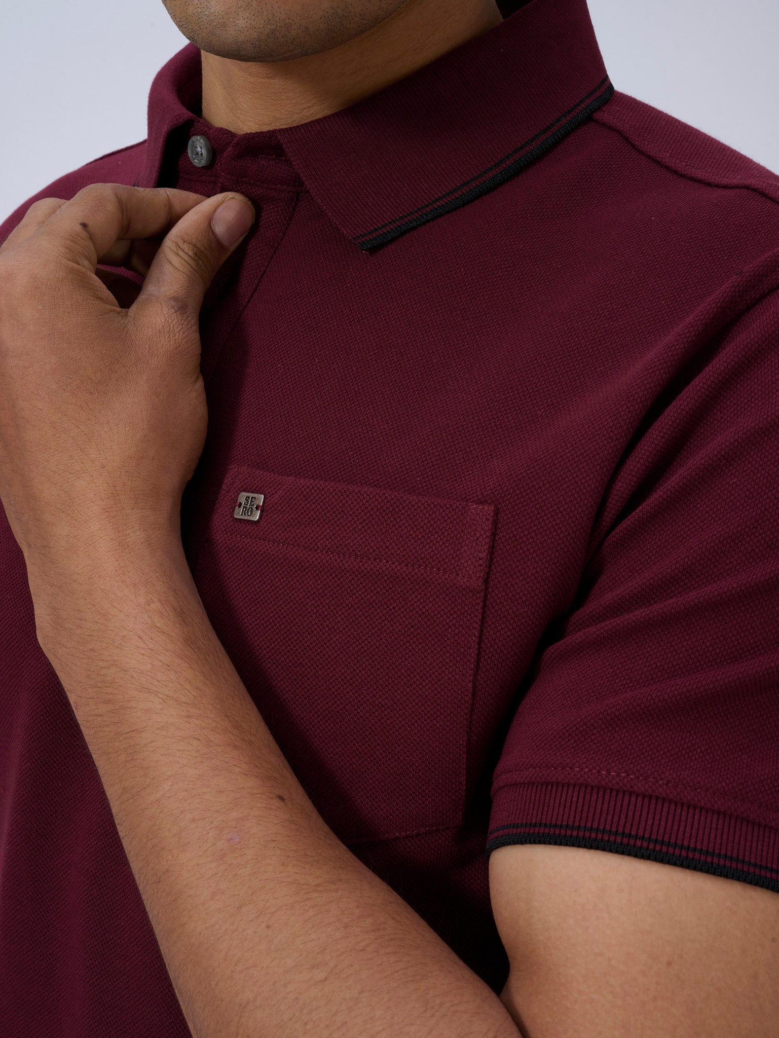 Deep Burgundy Polo