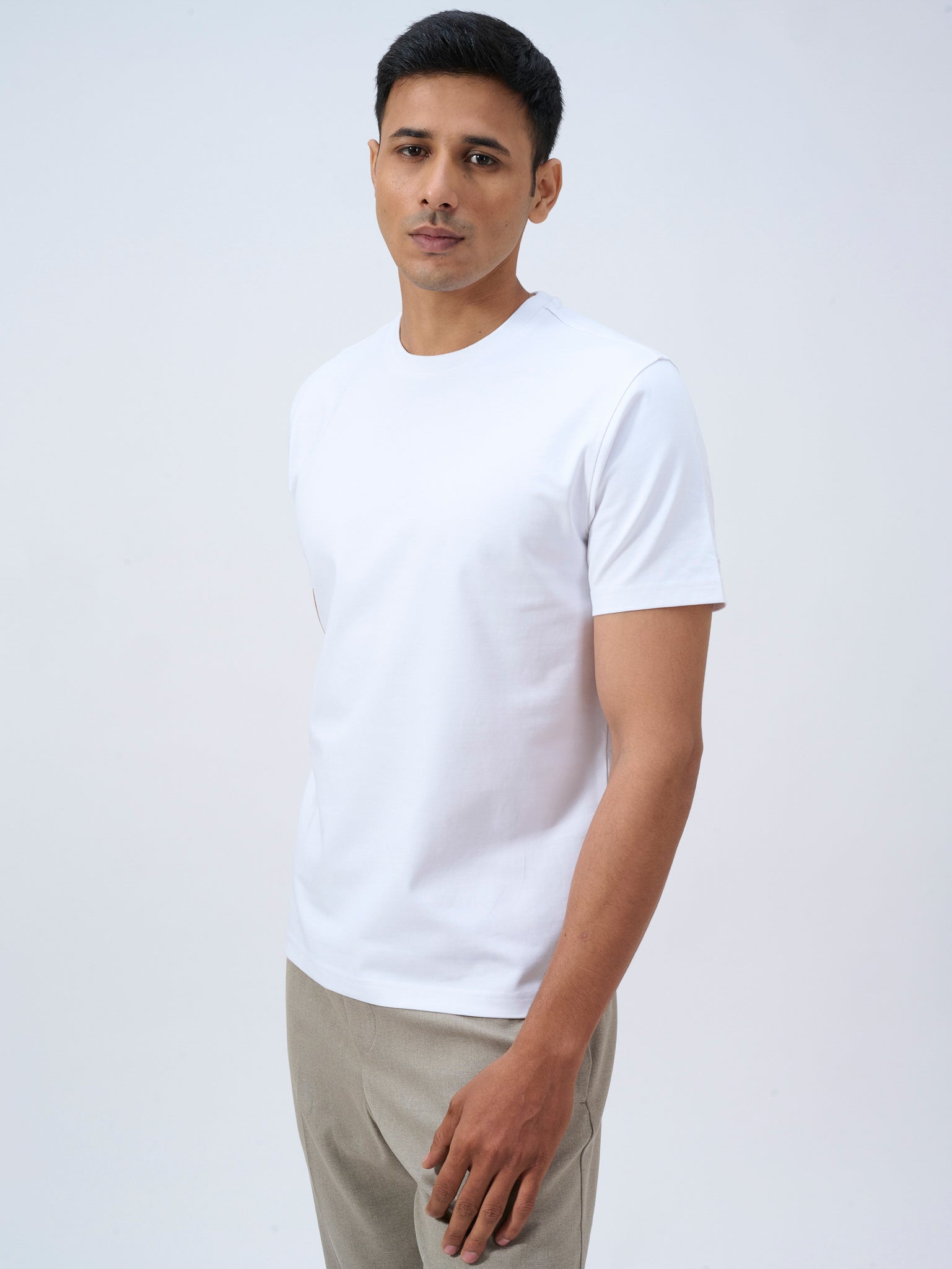 Canvas White Crewneck