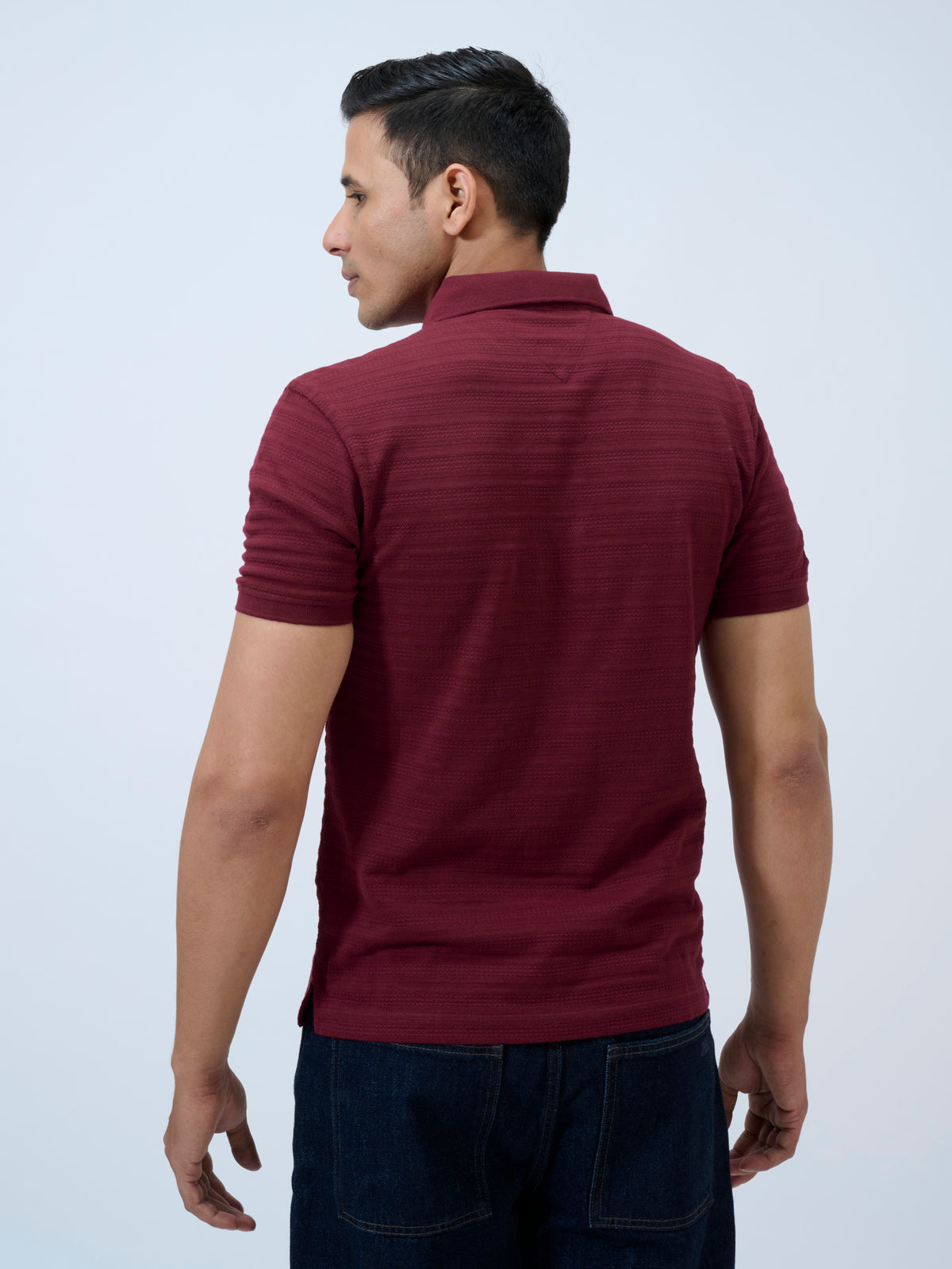 Zinfandel Textured Stripe Polo