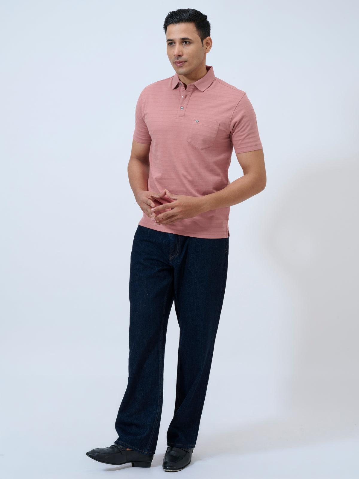 Ash Rose Stripe Polo