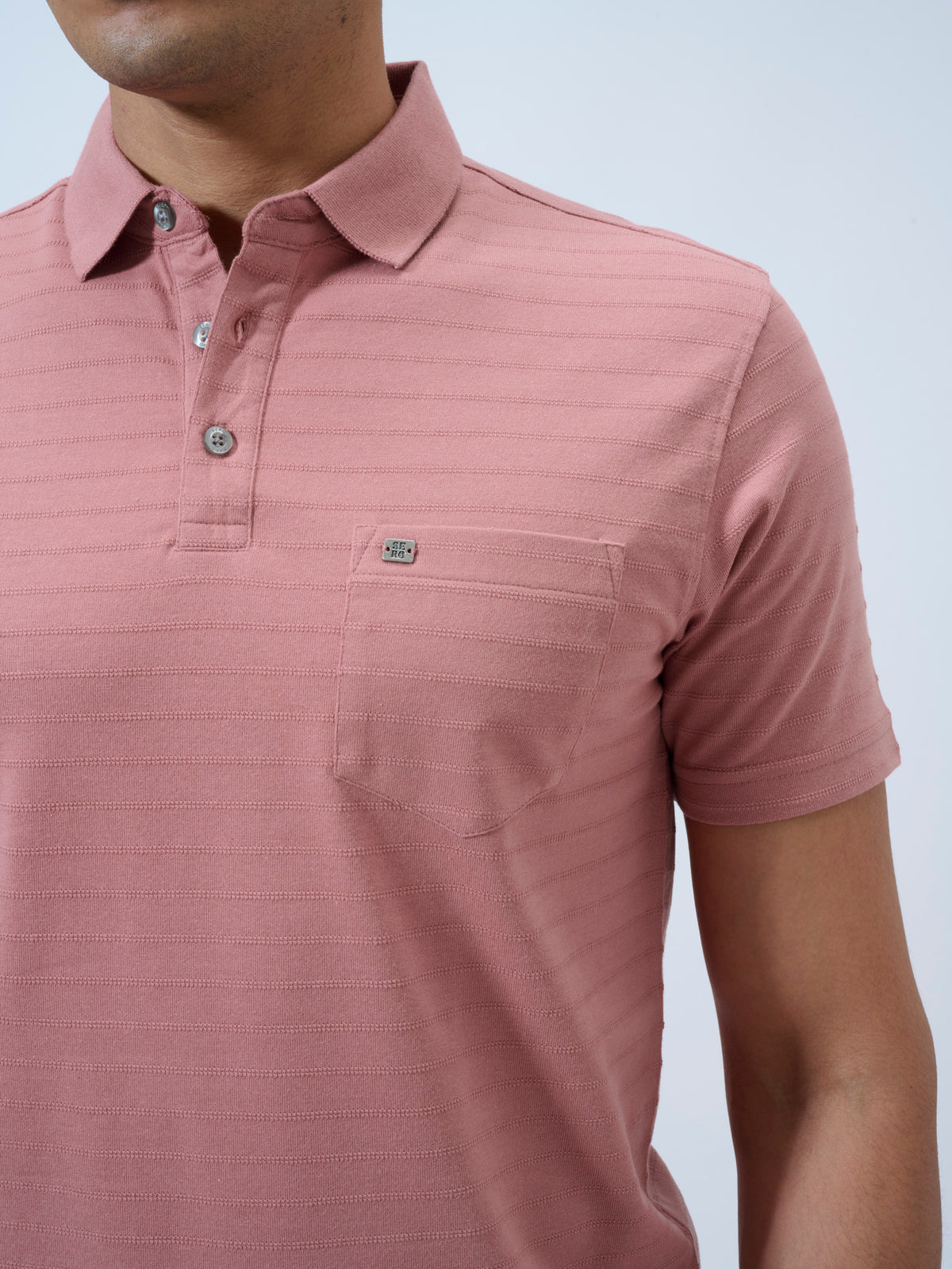 Ash Rose Stripe Polo