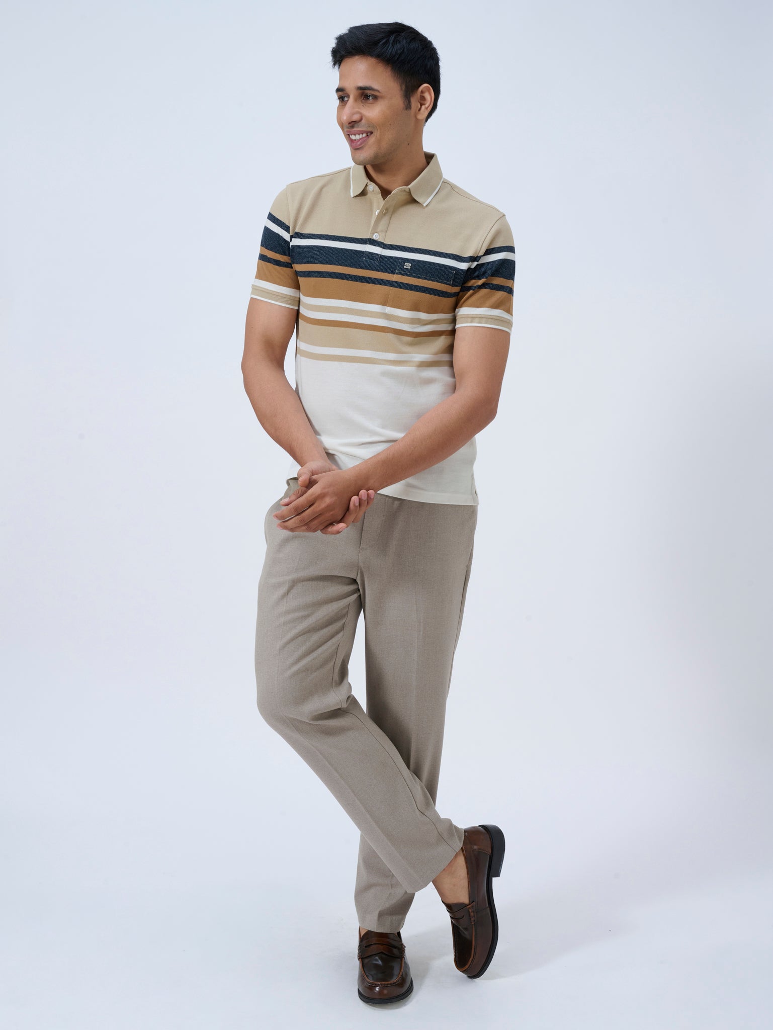 Sandlane Striped Polo