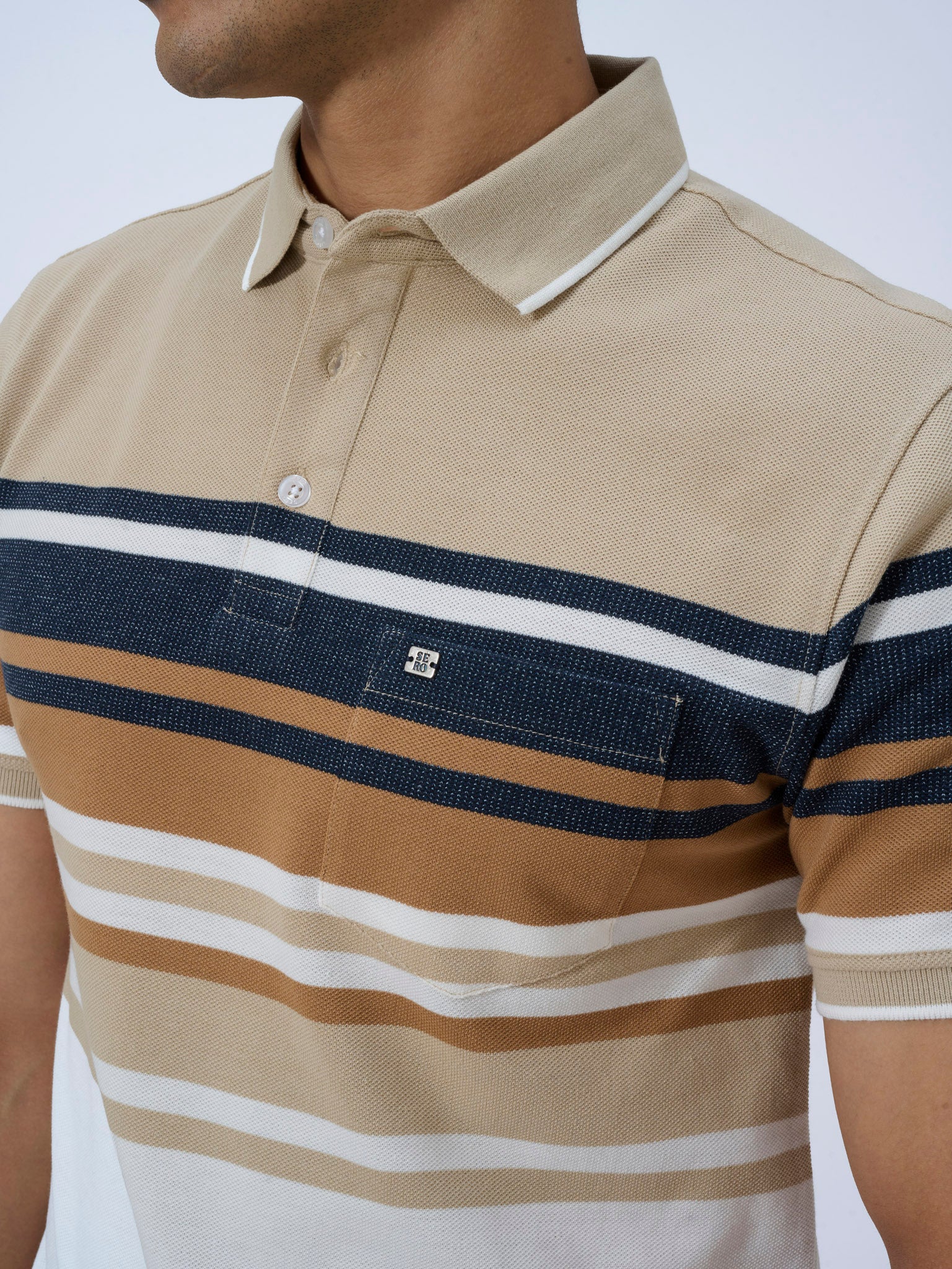 Sandlane Striped Polo