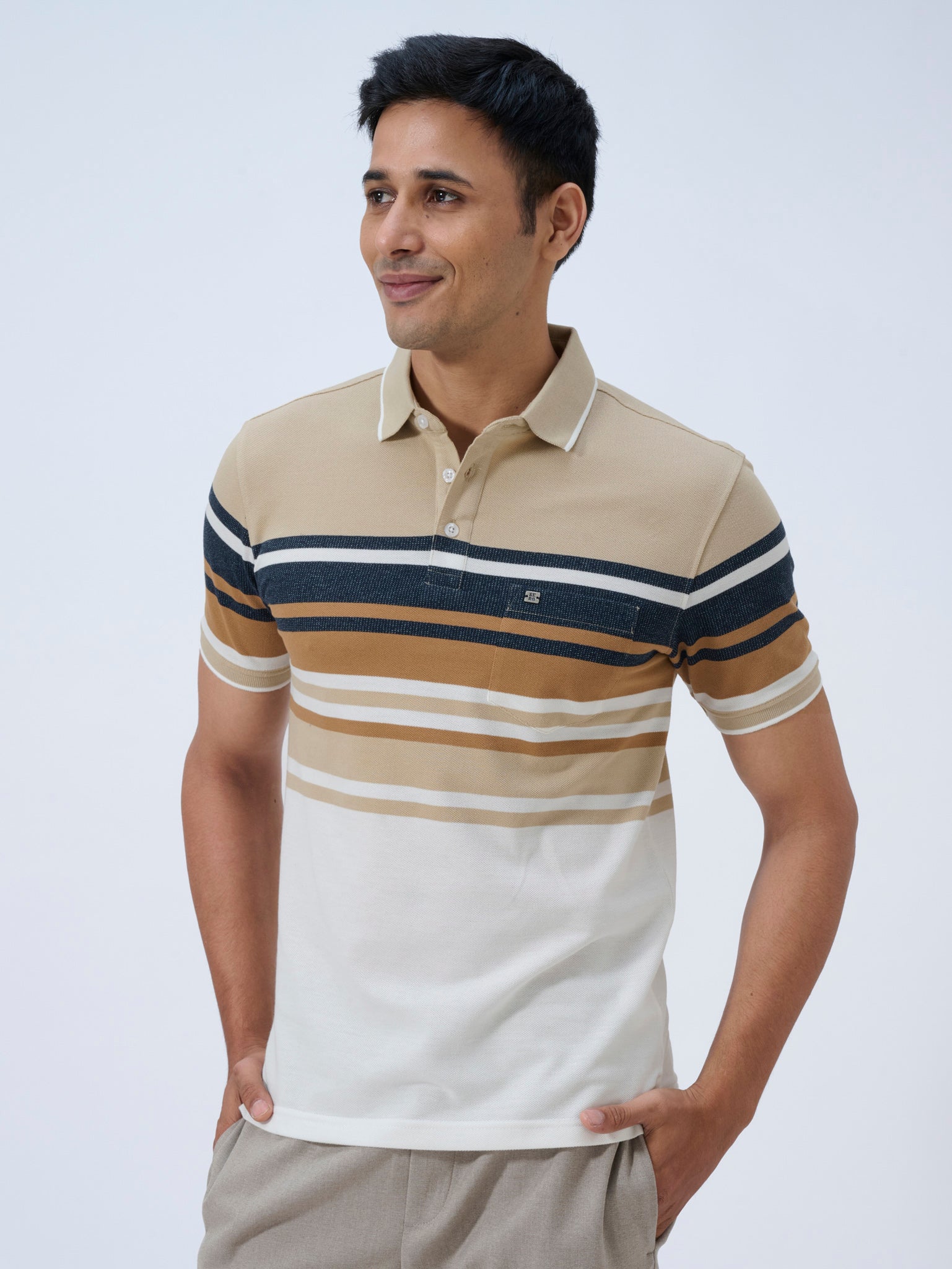 Sandlane Striped Polo