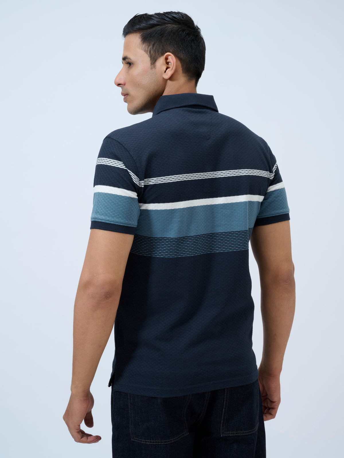 Sky Captain Stripe Polo